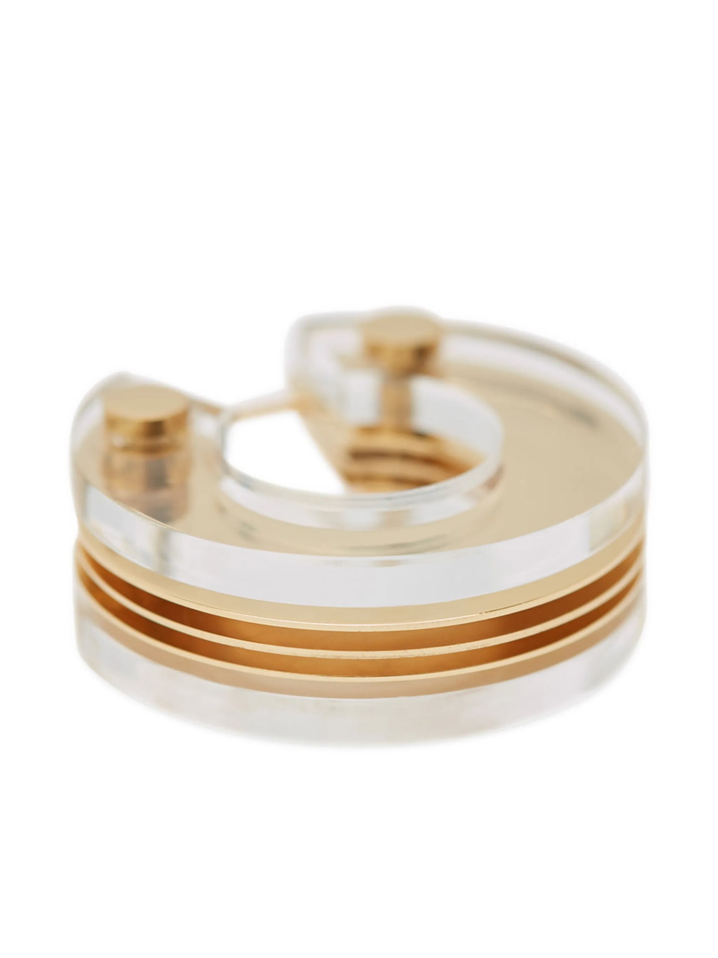 transparent hoop earrings