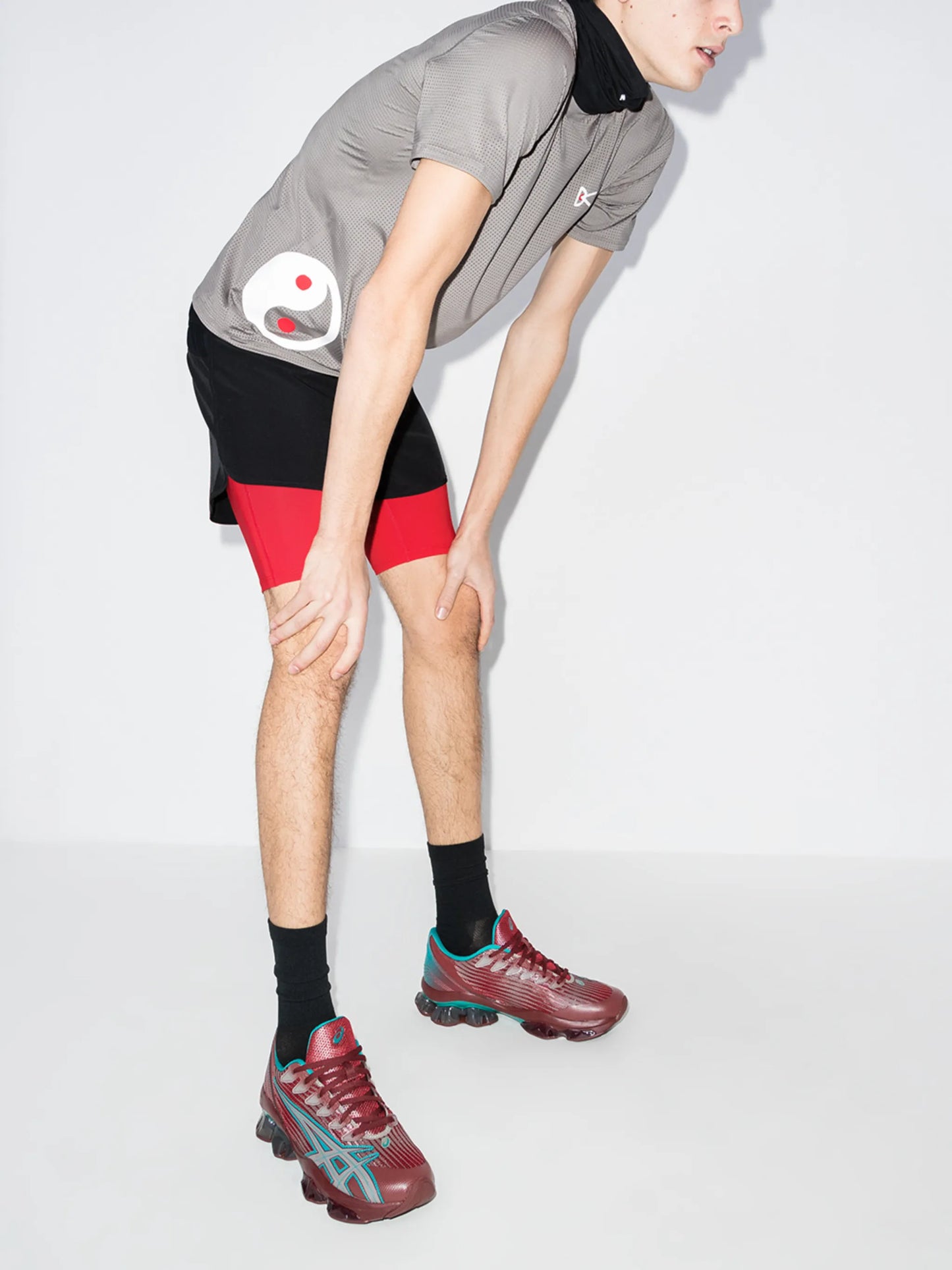 Aaron compression track shorts