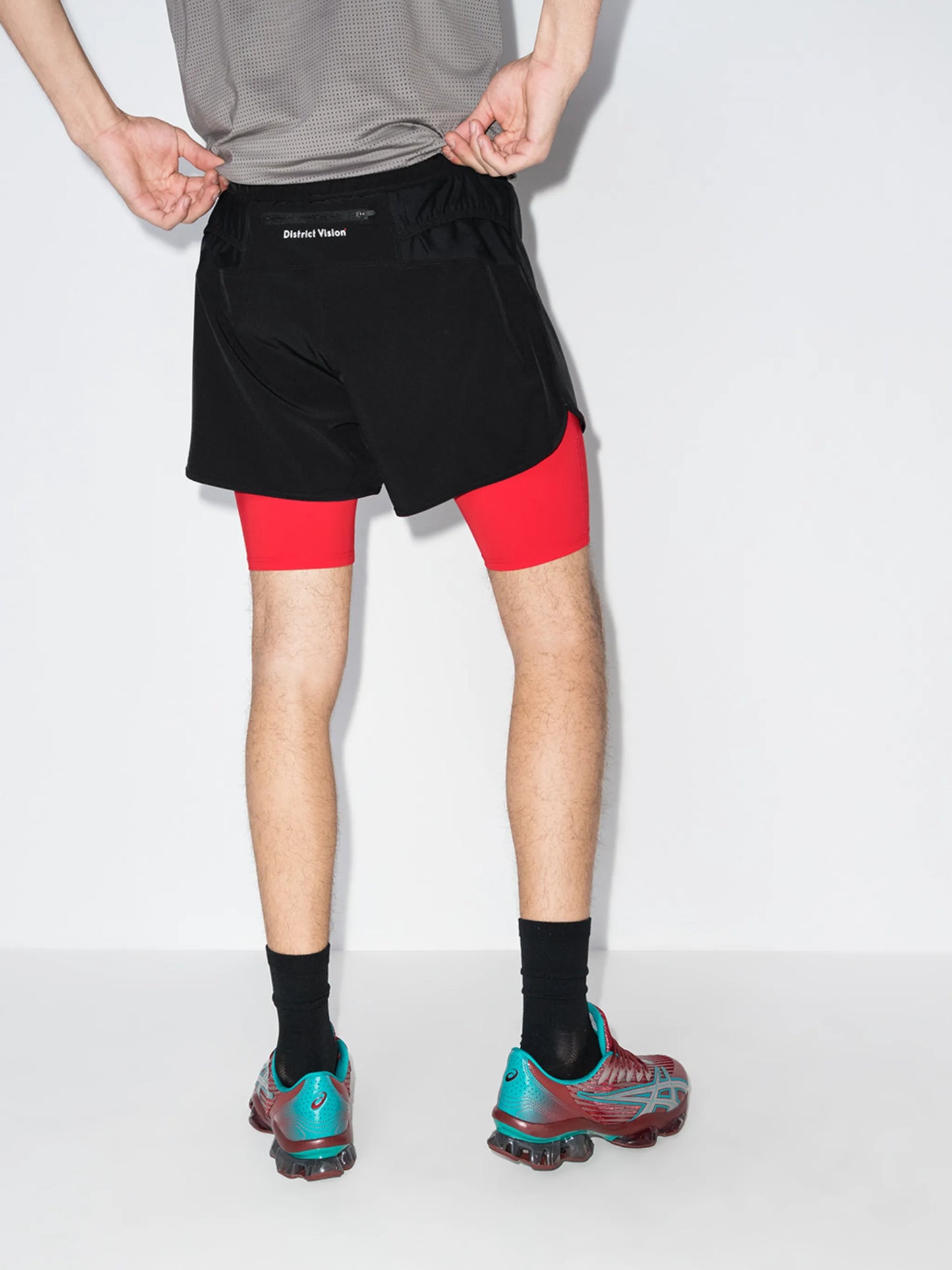 Aaron compression track shorts