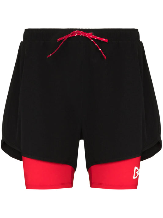 Aaron compression track shorts
