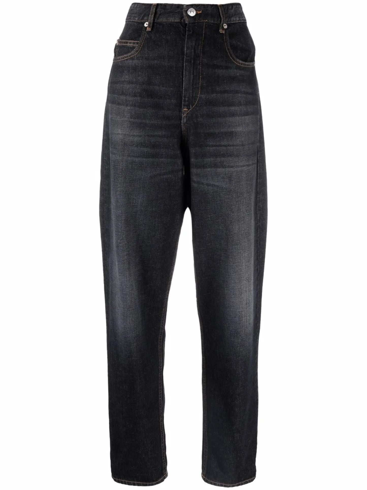 high-rise boyfriend jeans