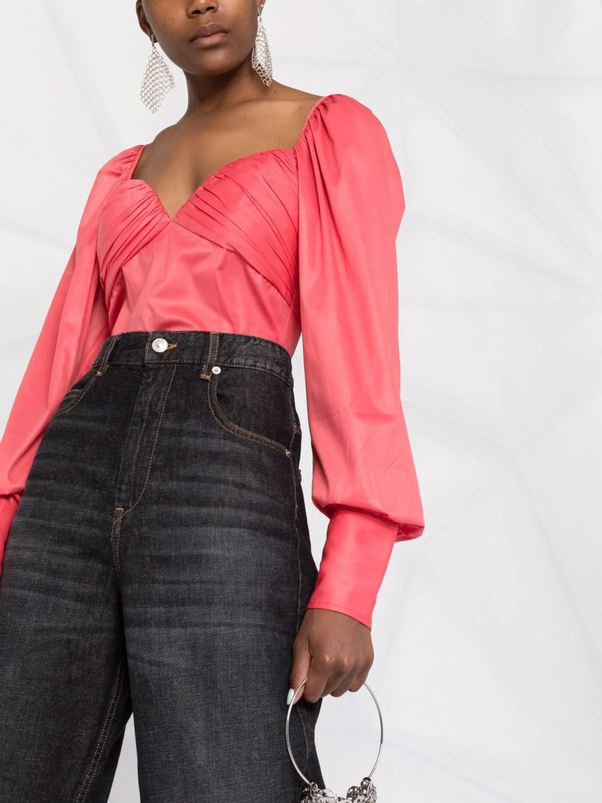 high-rise boyfriend jeans
