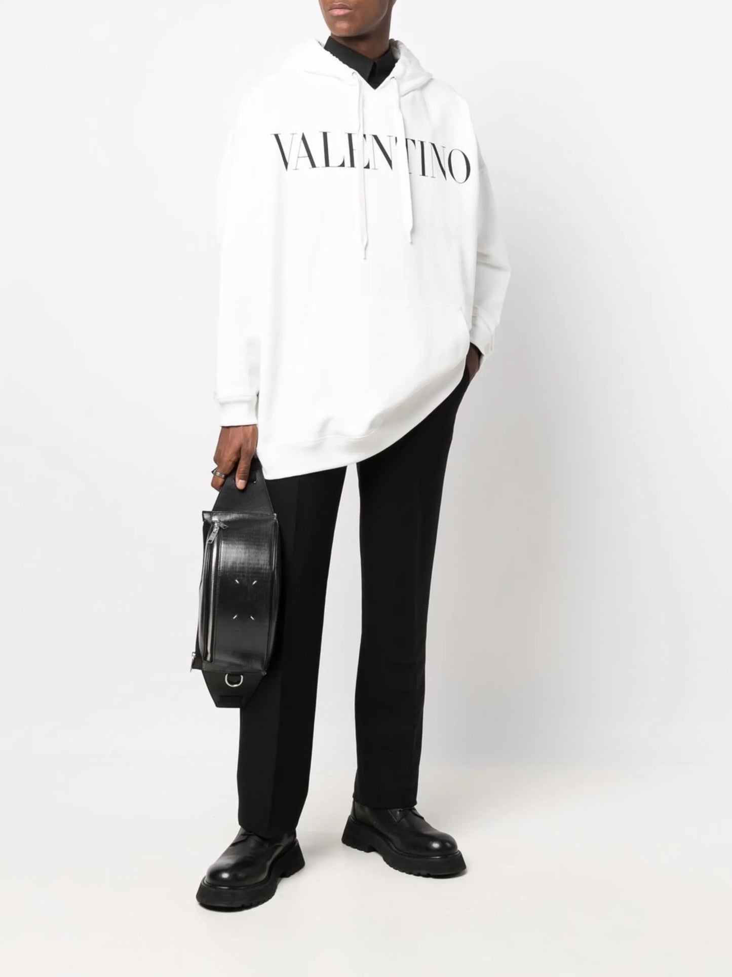 logo-print hoodie