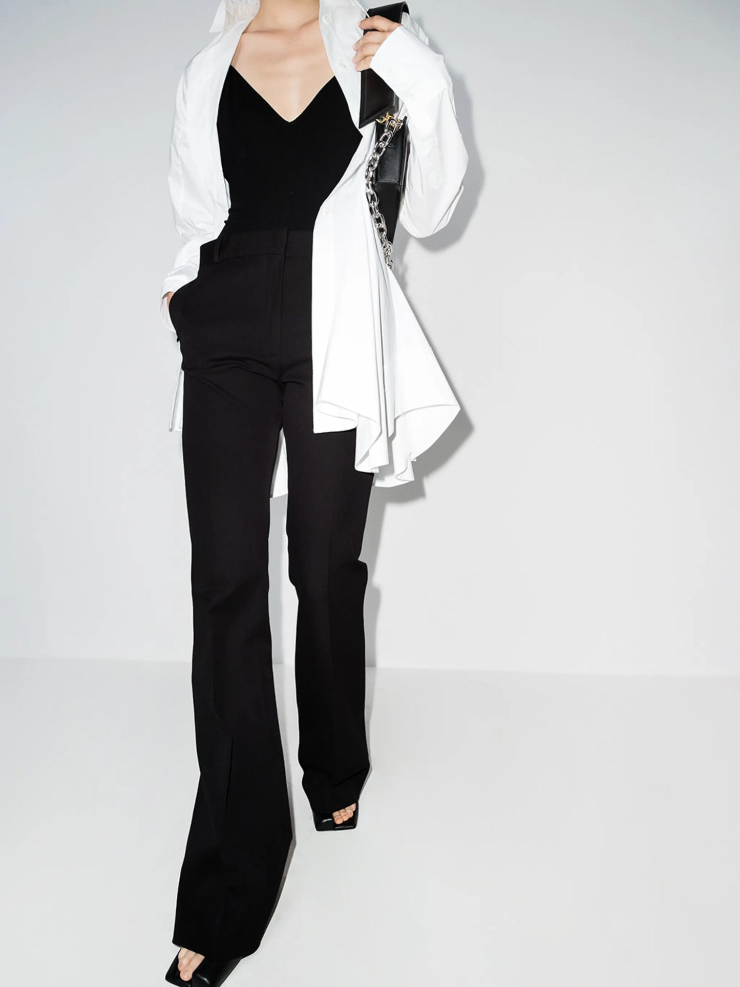 Le High flared trousers