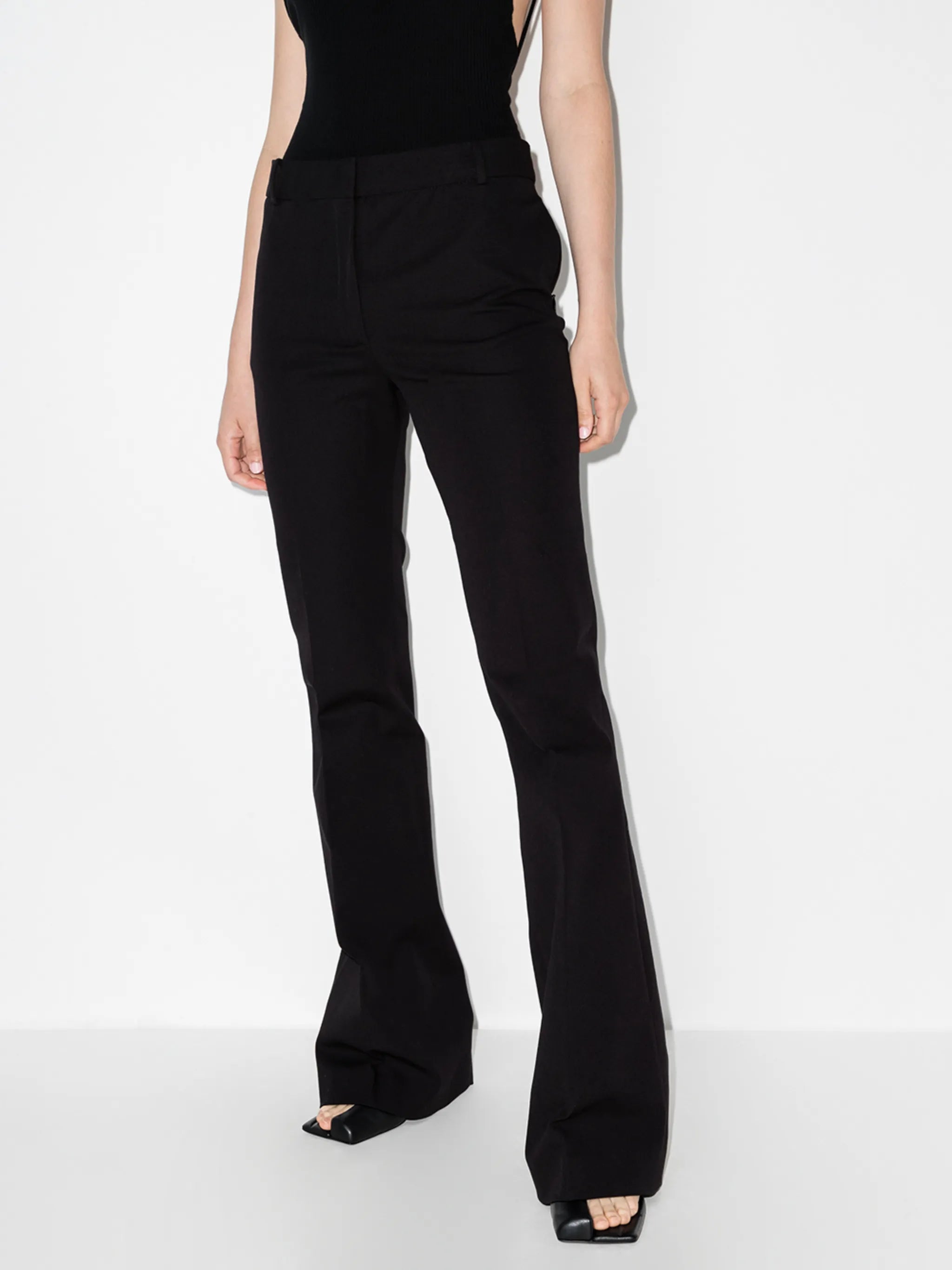 Le High flared trousers