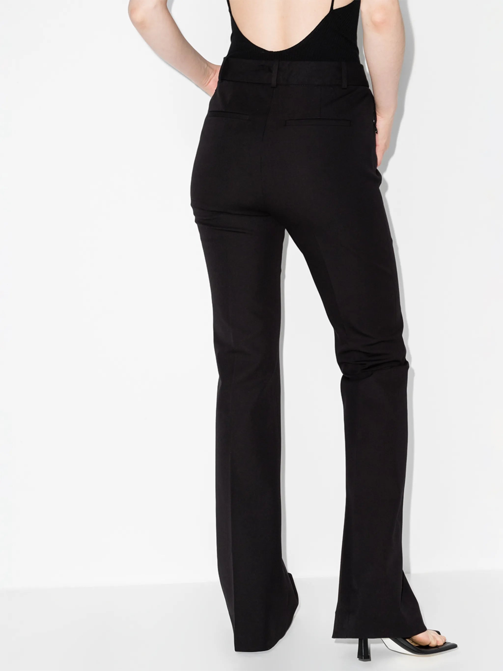 Le High flared trousers