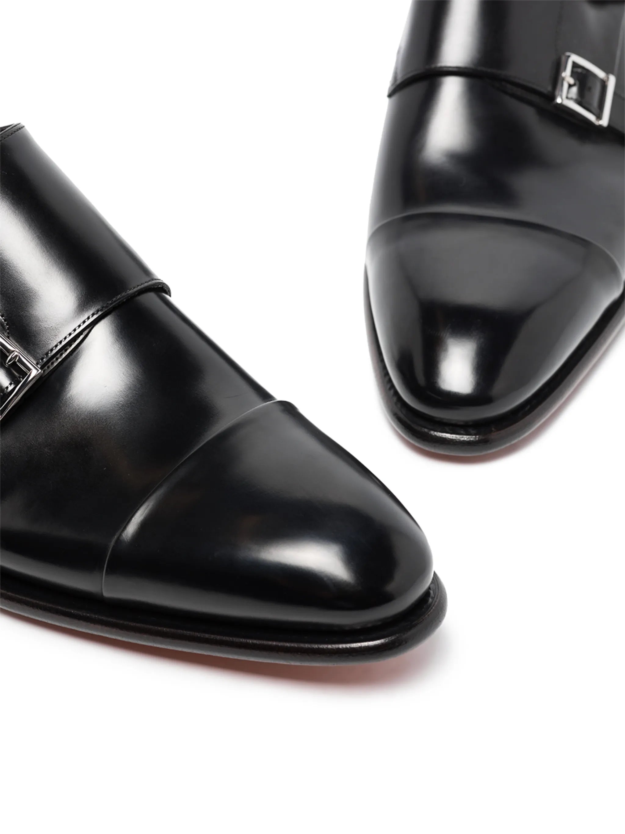 Carter leather monk shoes