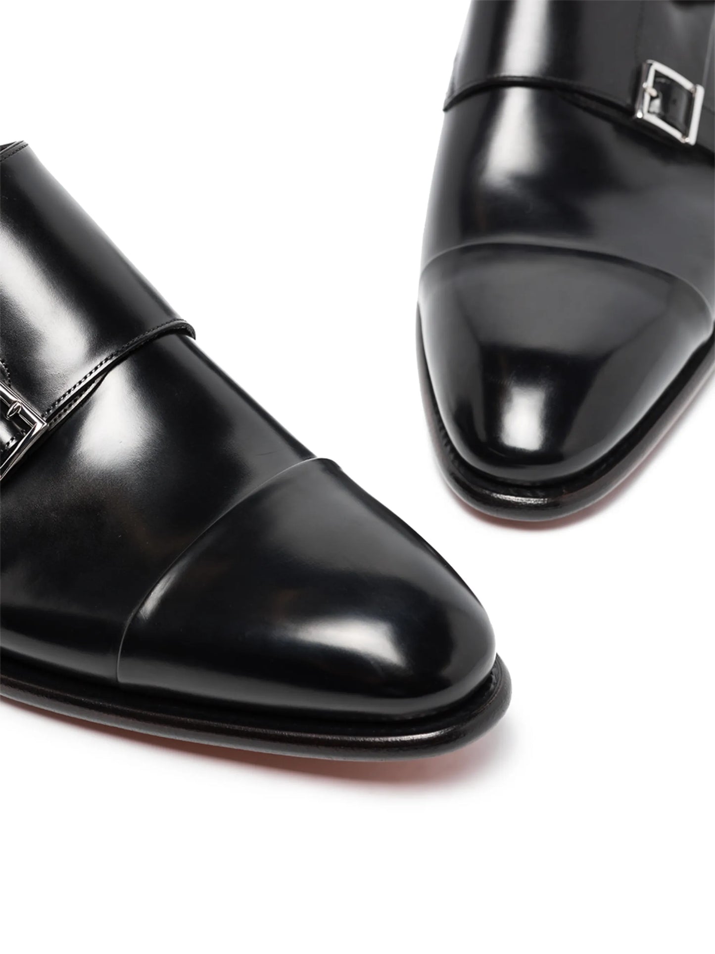 Carter leather monk shoes