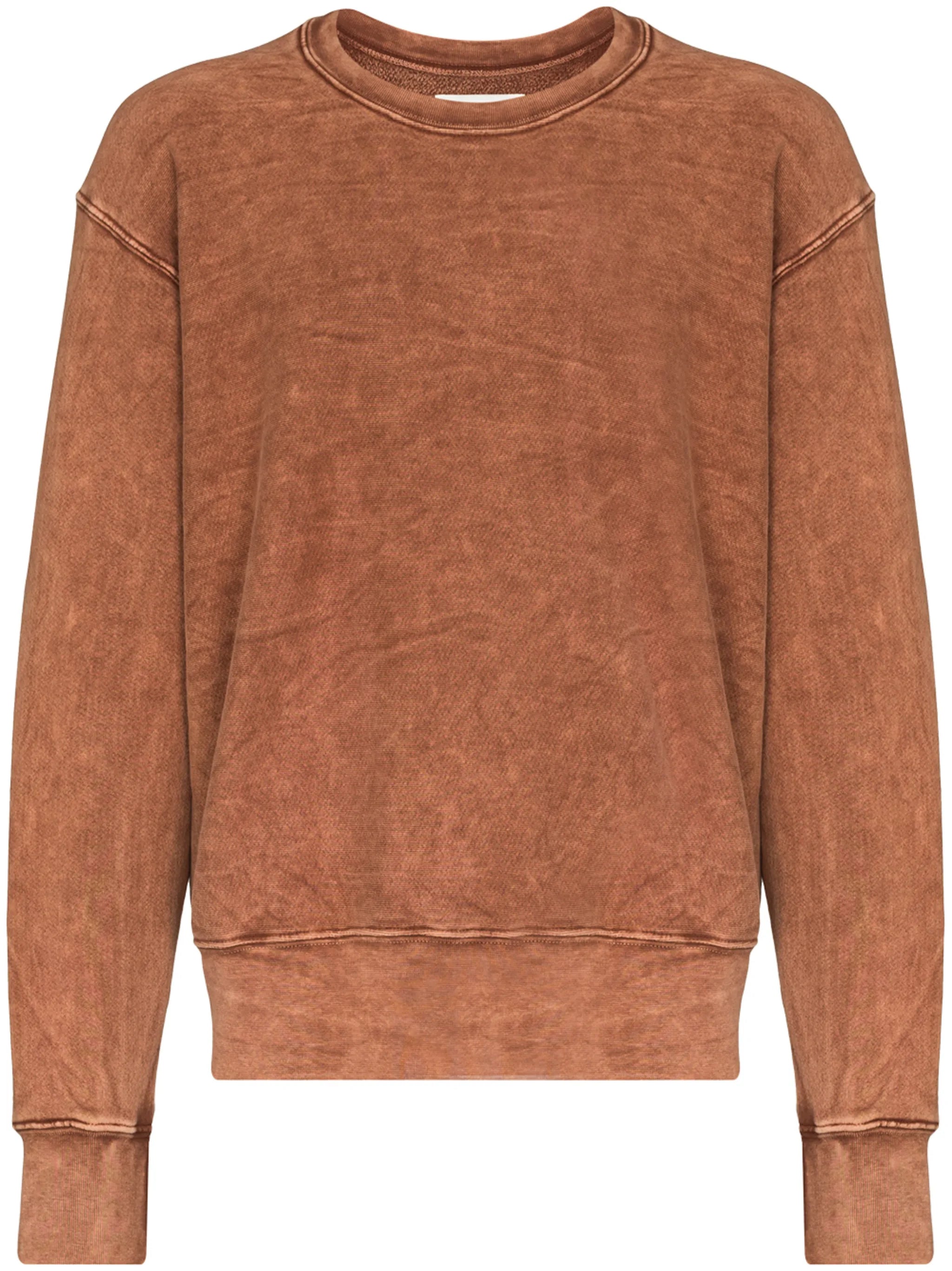 crew-neck cotton sweatshirt