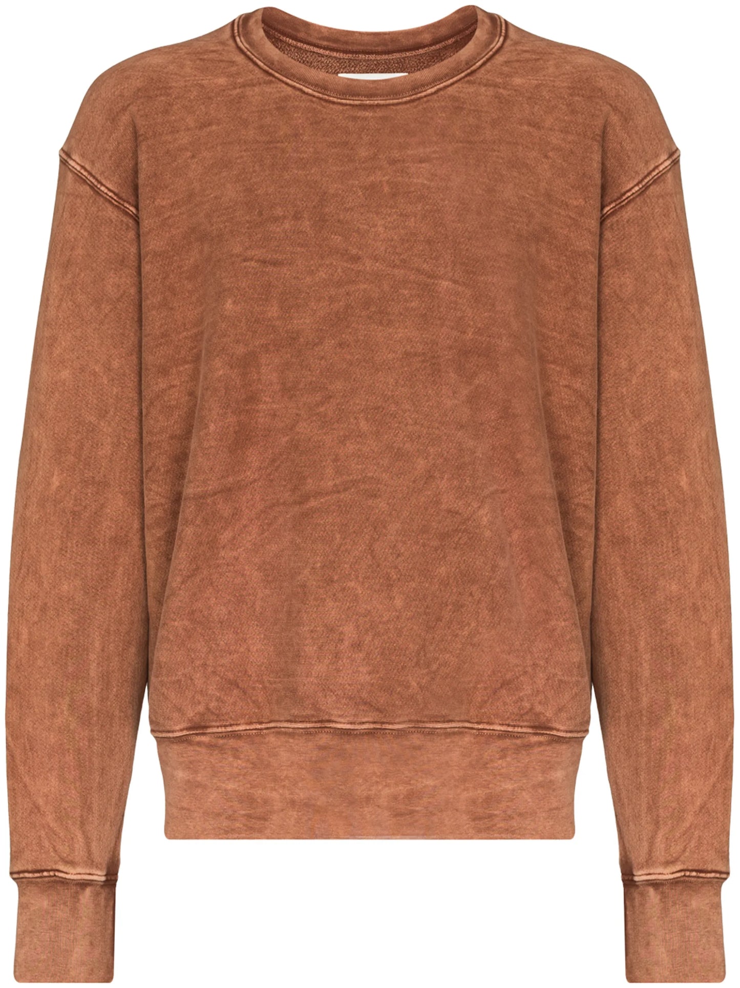 crew-neck cotton sweatshirt