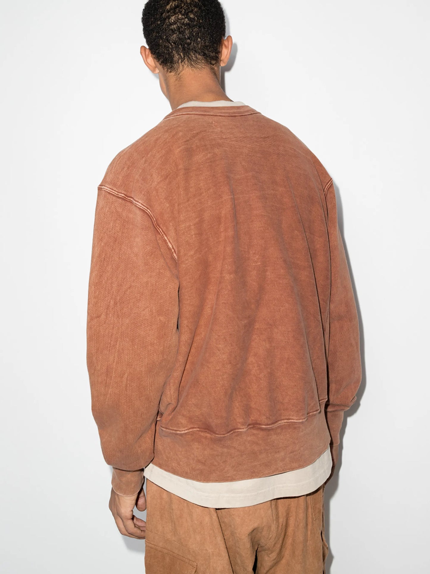 crew-neck cotton sweatshirt