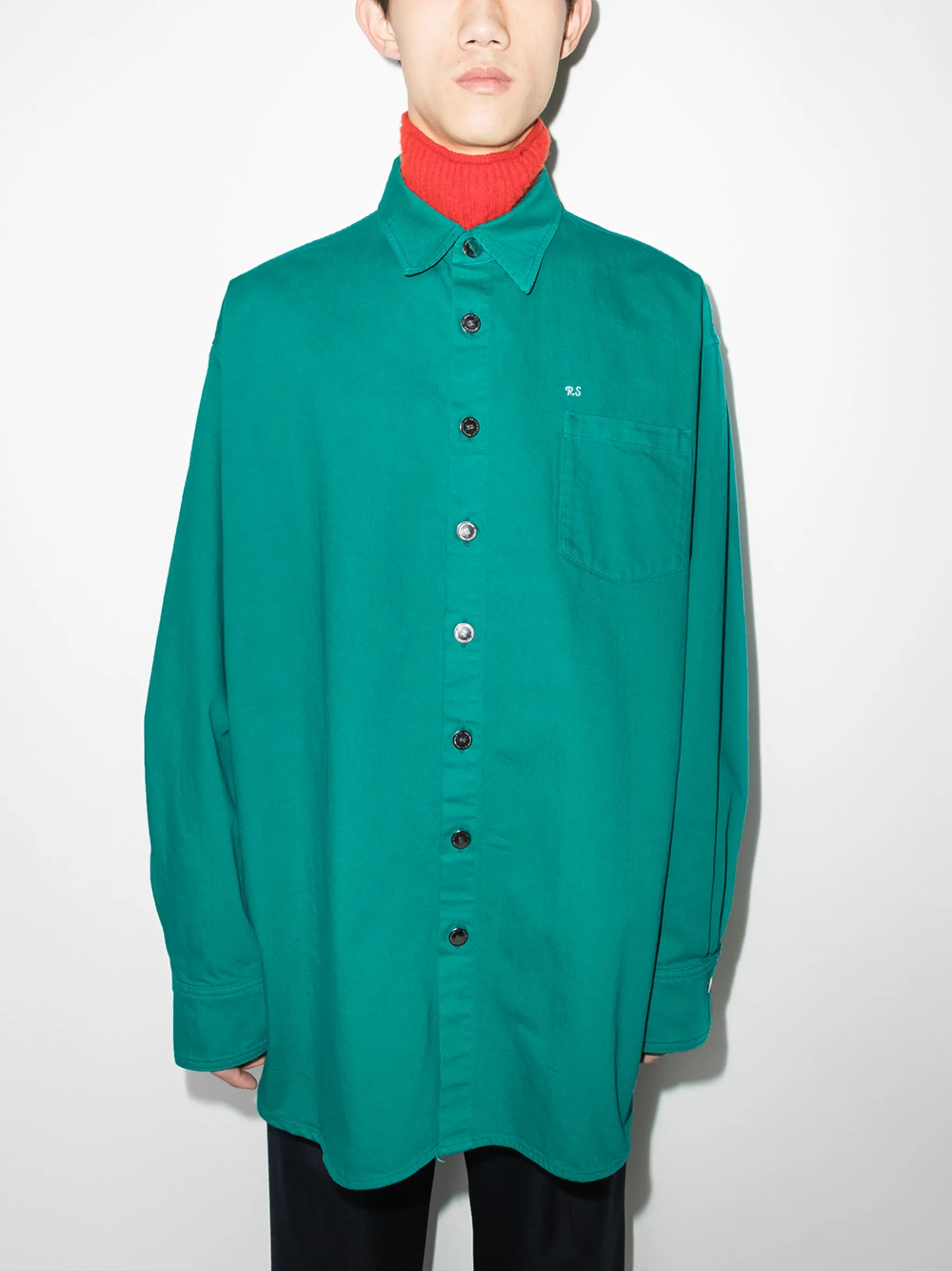 Big Fit long-sleeve shirt