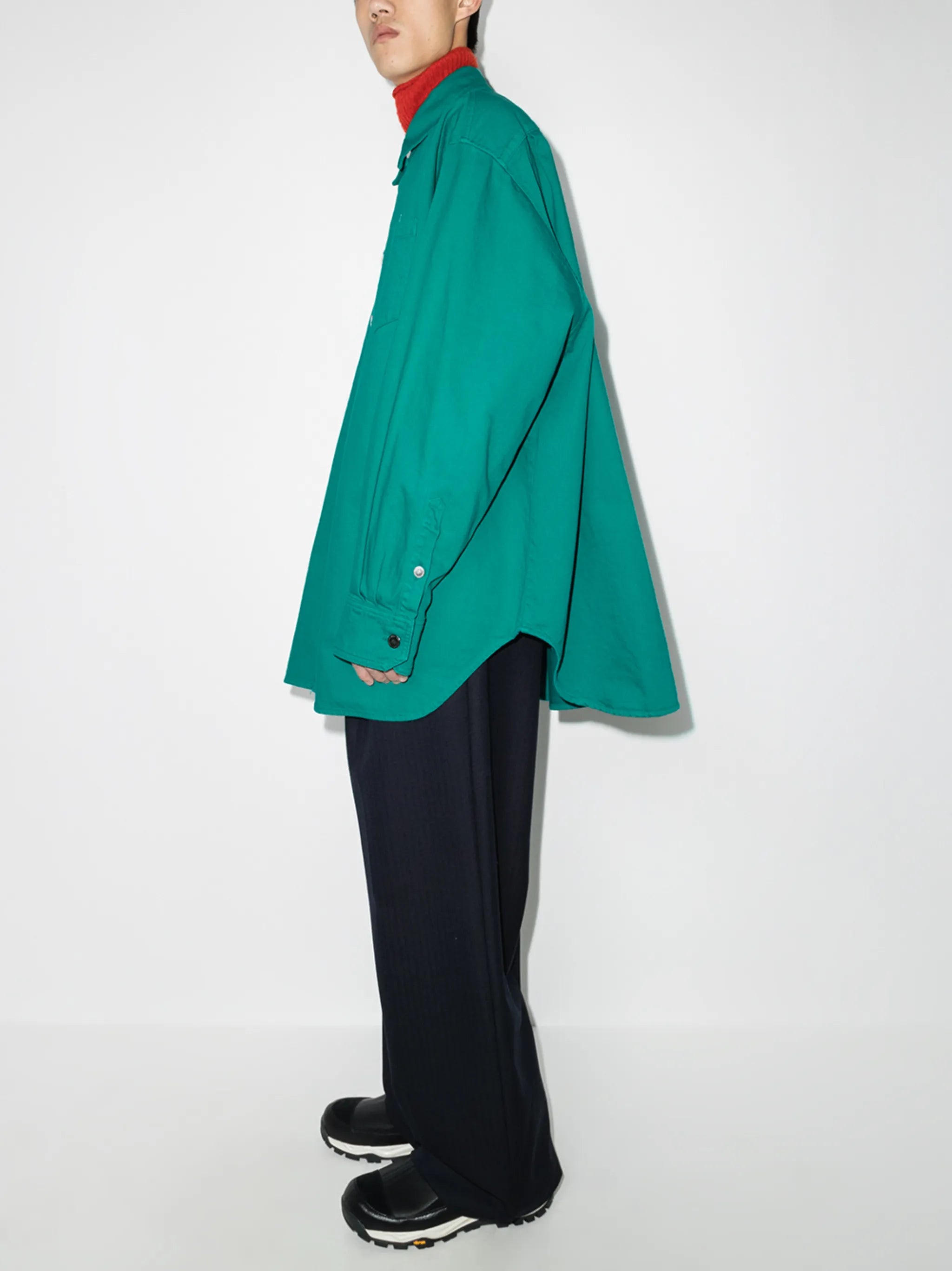 Big Fit long-sleeve shirt