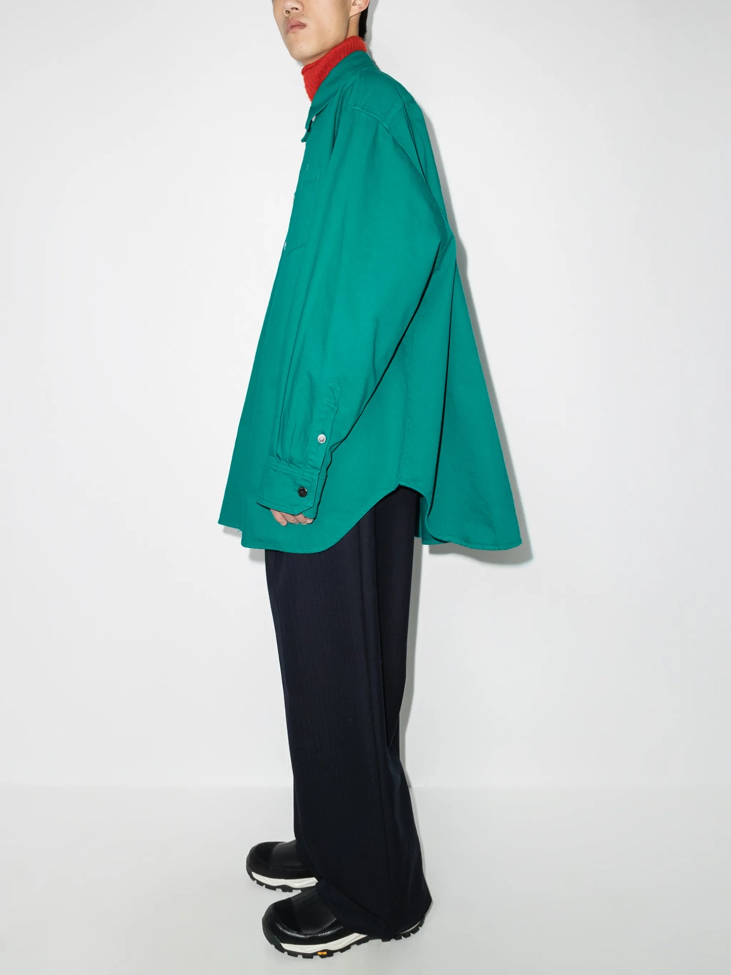 Big Fit long-sleeve shirt