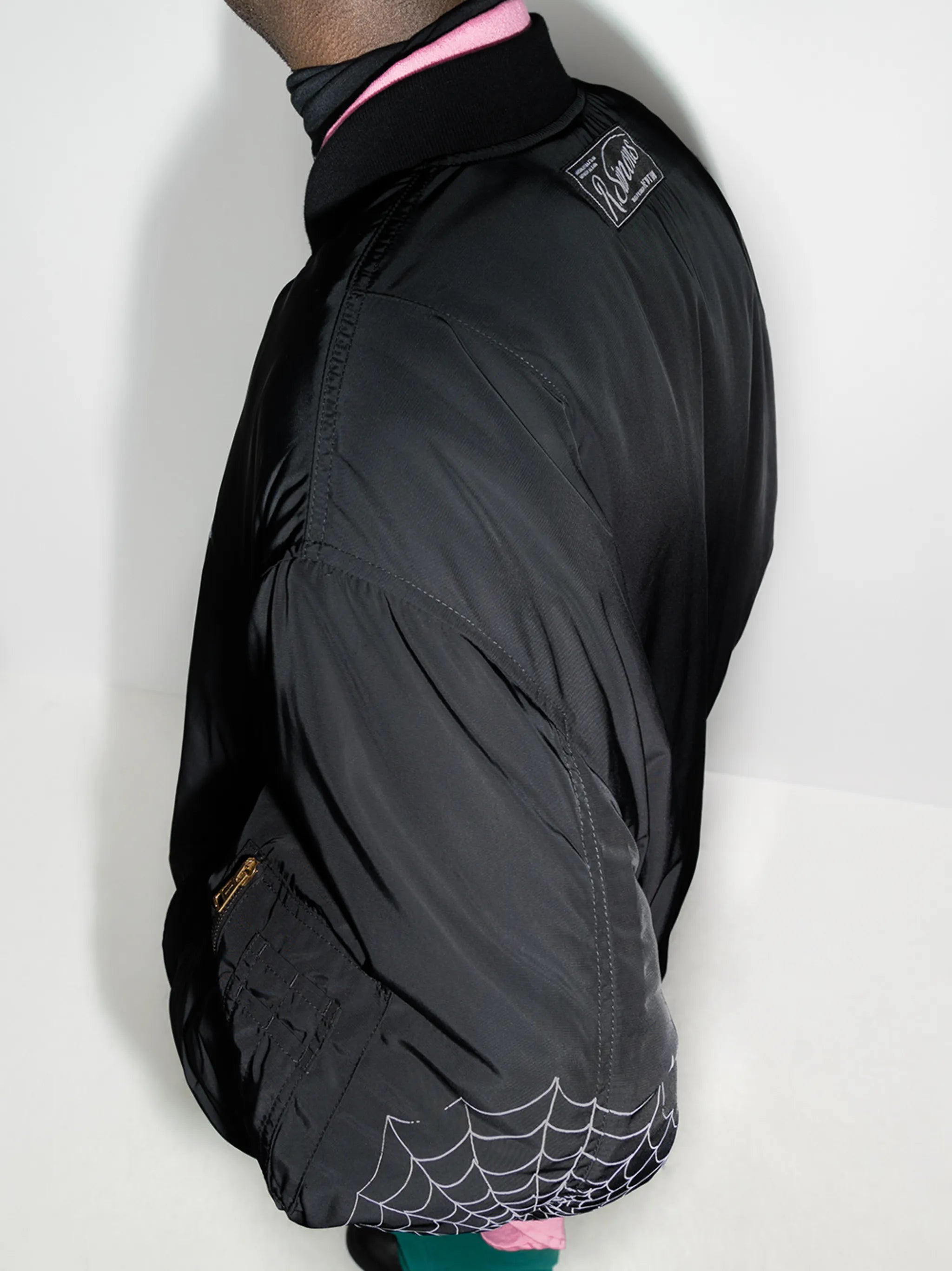 Gothic oversized bomber jakcet