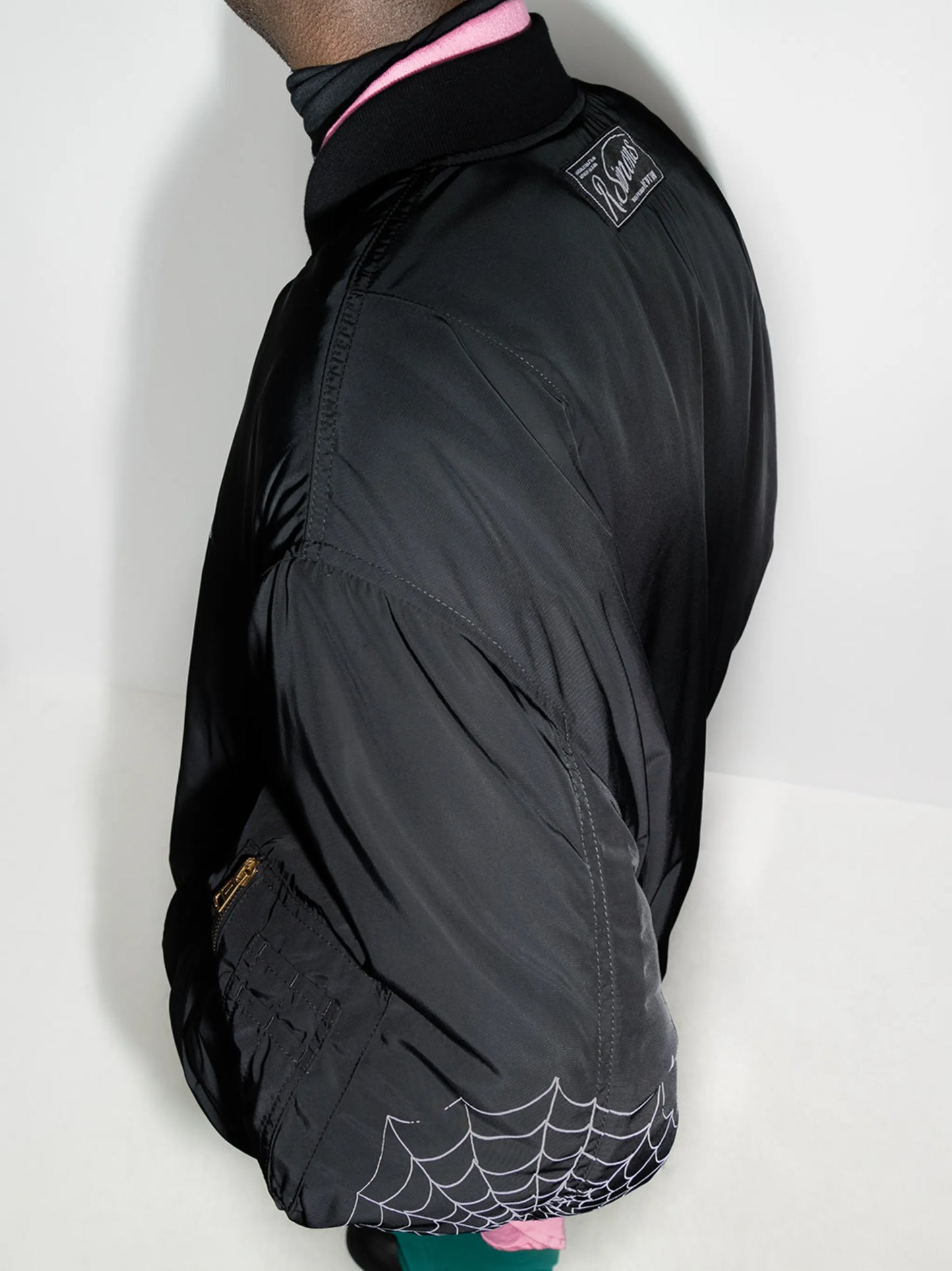 Gothic oversized bomber jakcet