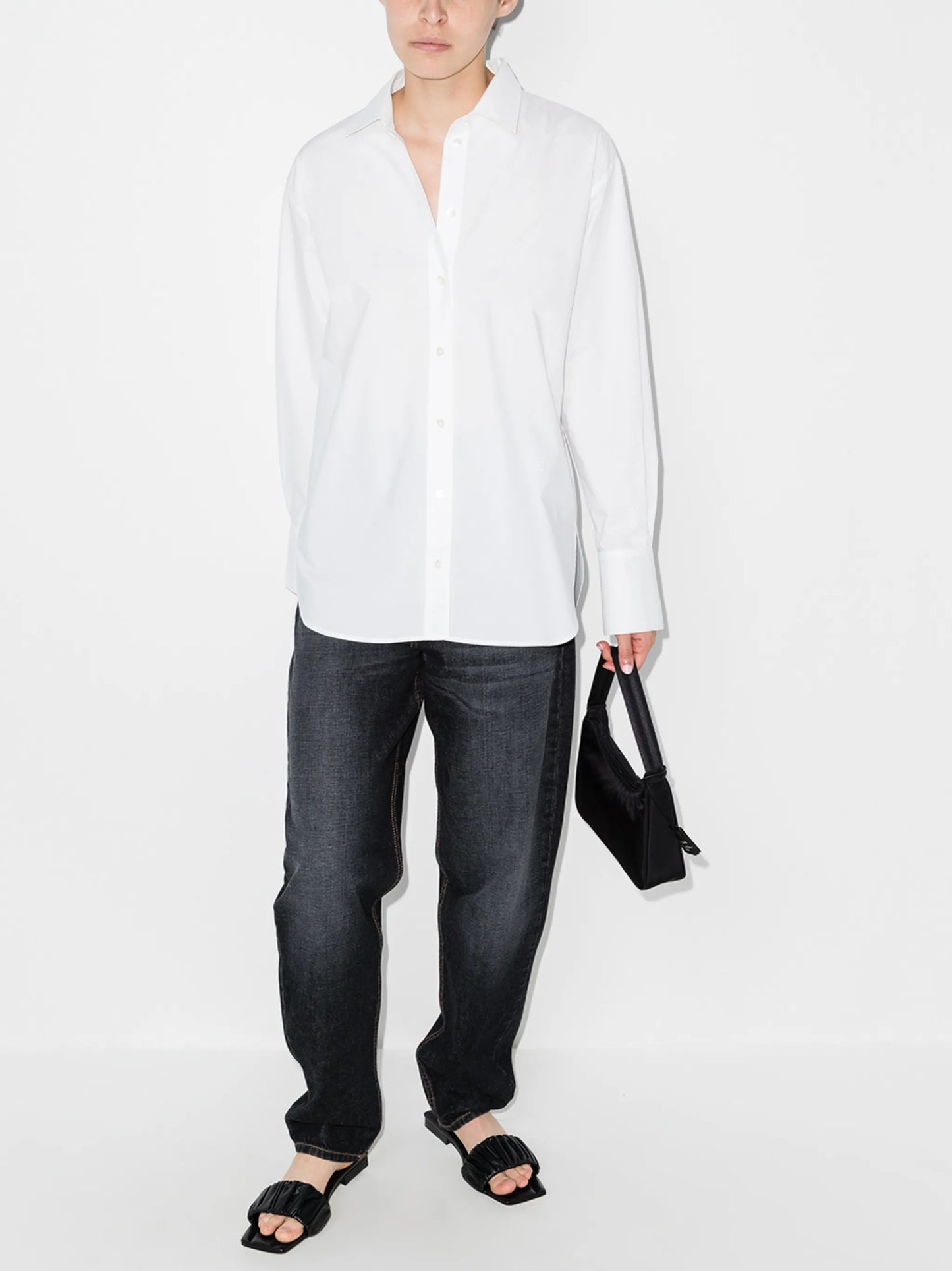 long-sleeve oversized shirt