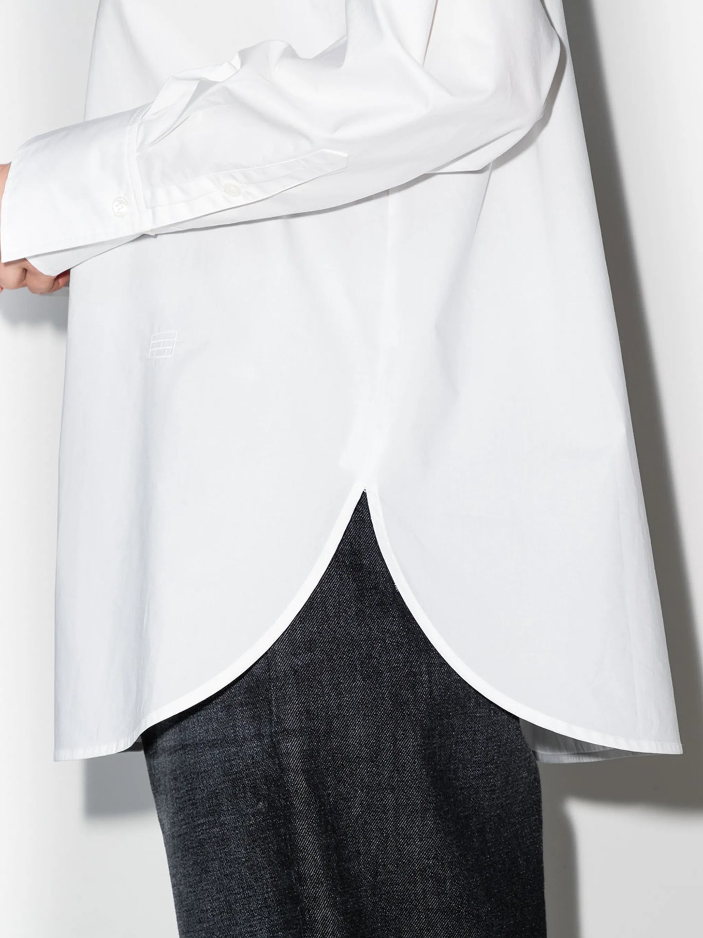 long-sleeve oversized shirt