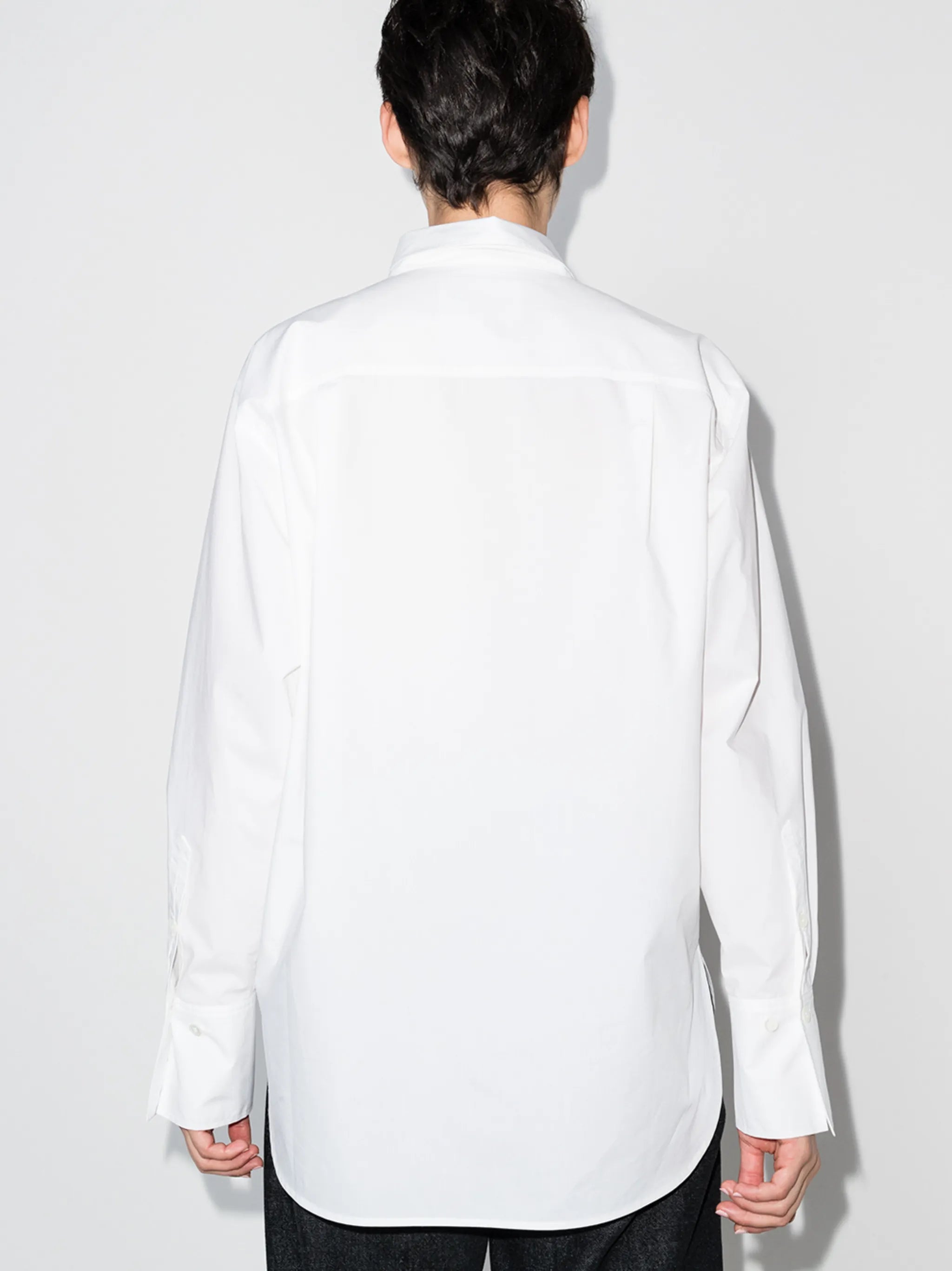 long-sleeve oversized shirt