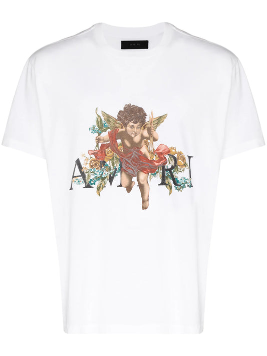 Cherub print short-sleeve T-shirt
