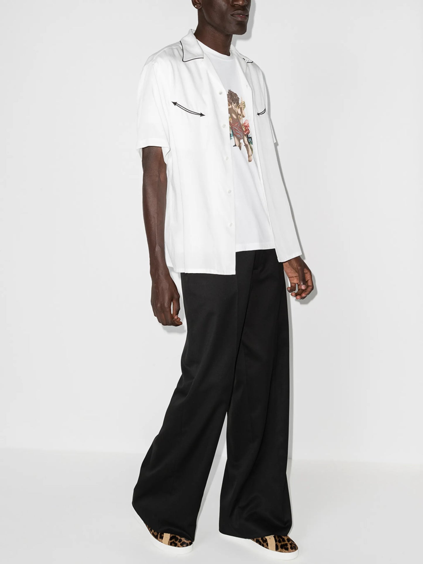 Cherub print short-sleeve T-shirt