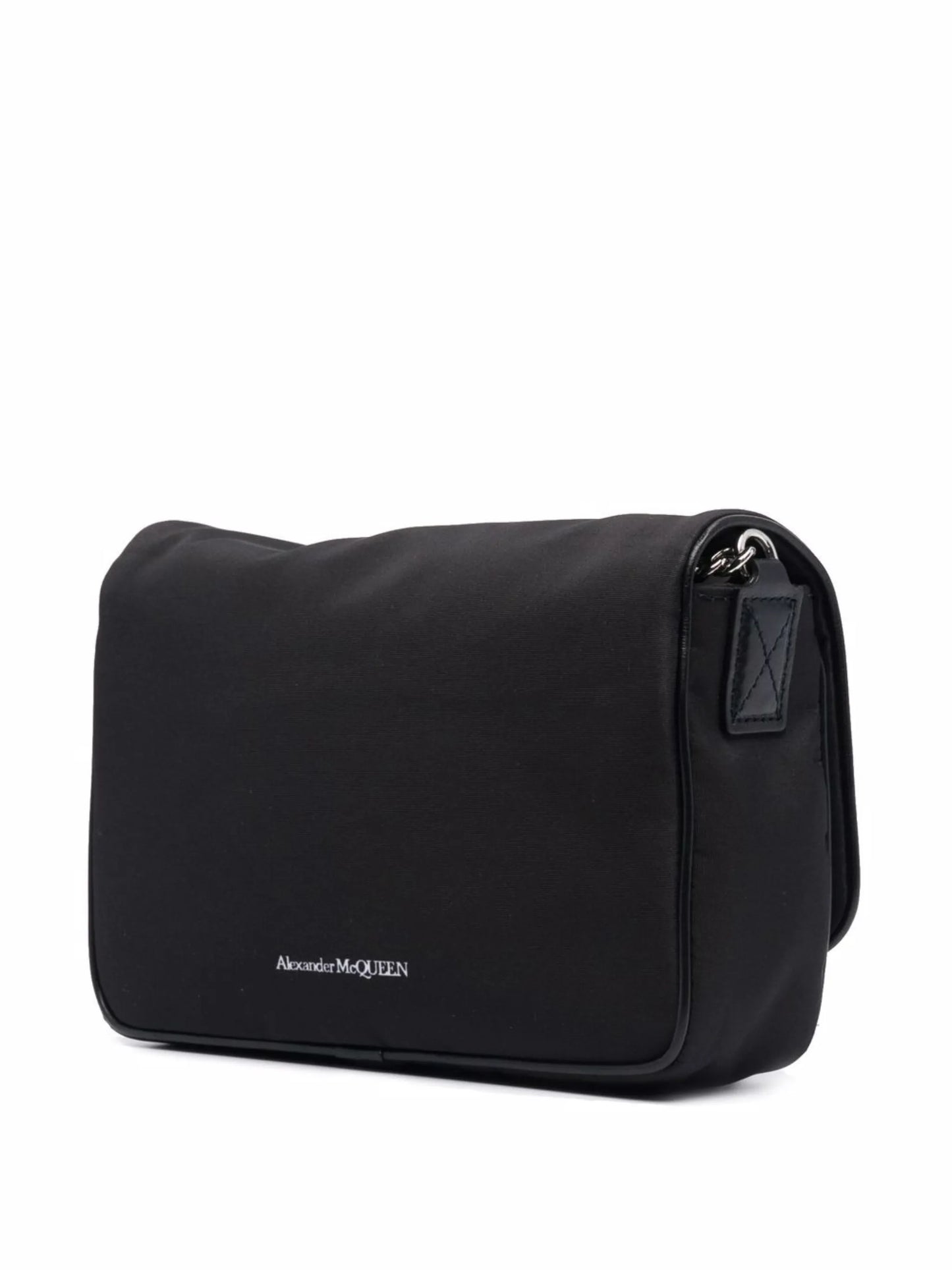 logo-graffiti-print crossbody bag