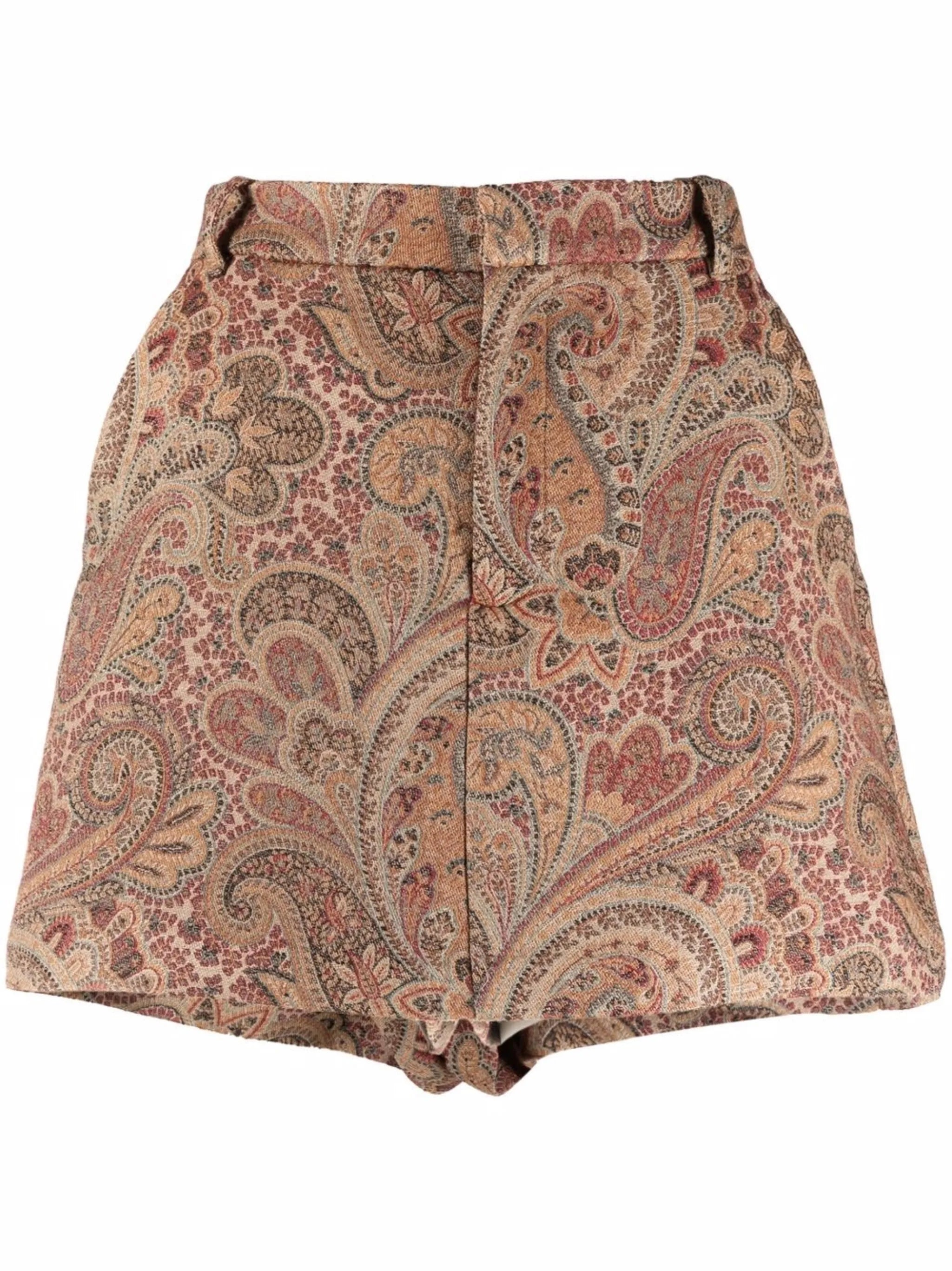 jacquard short culottes