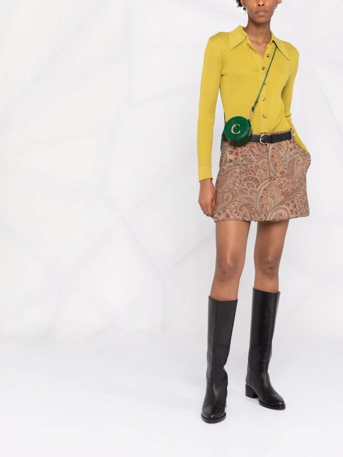jacquard short culottes