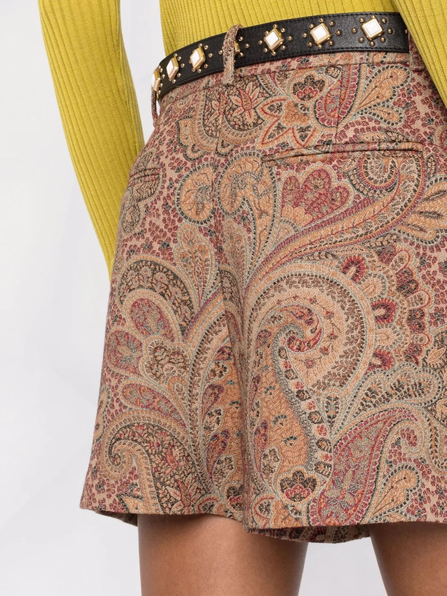 jacquard short culottes