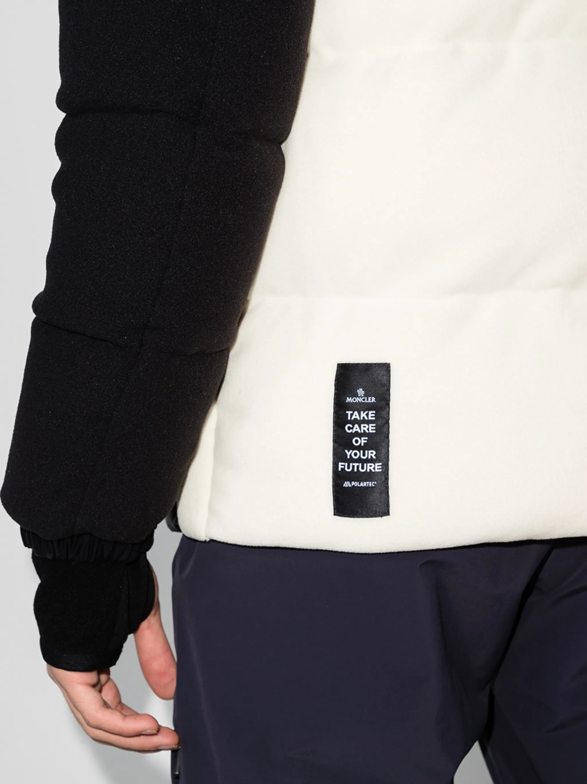 Malavoy two-tone padded jacket