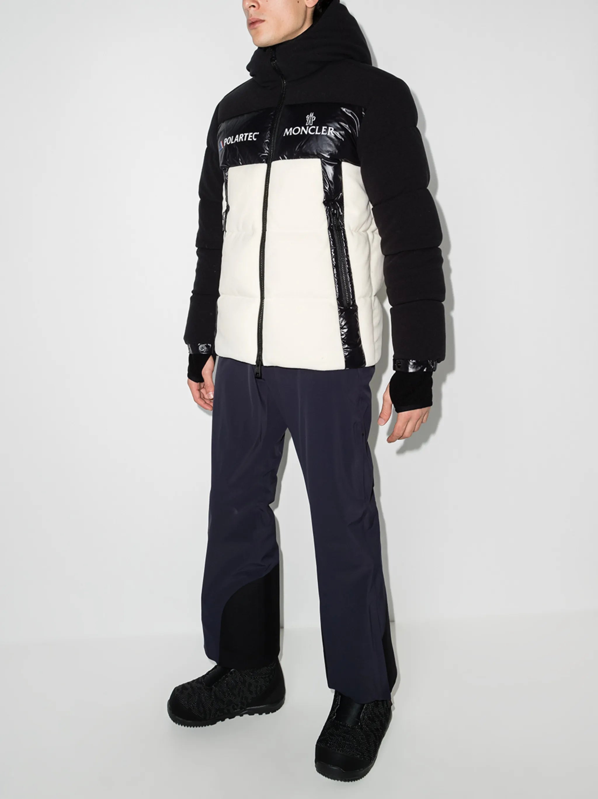 Malavoy two-tone padded jacket