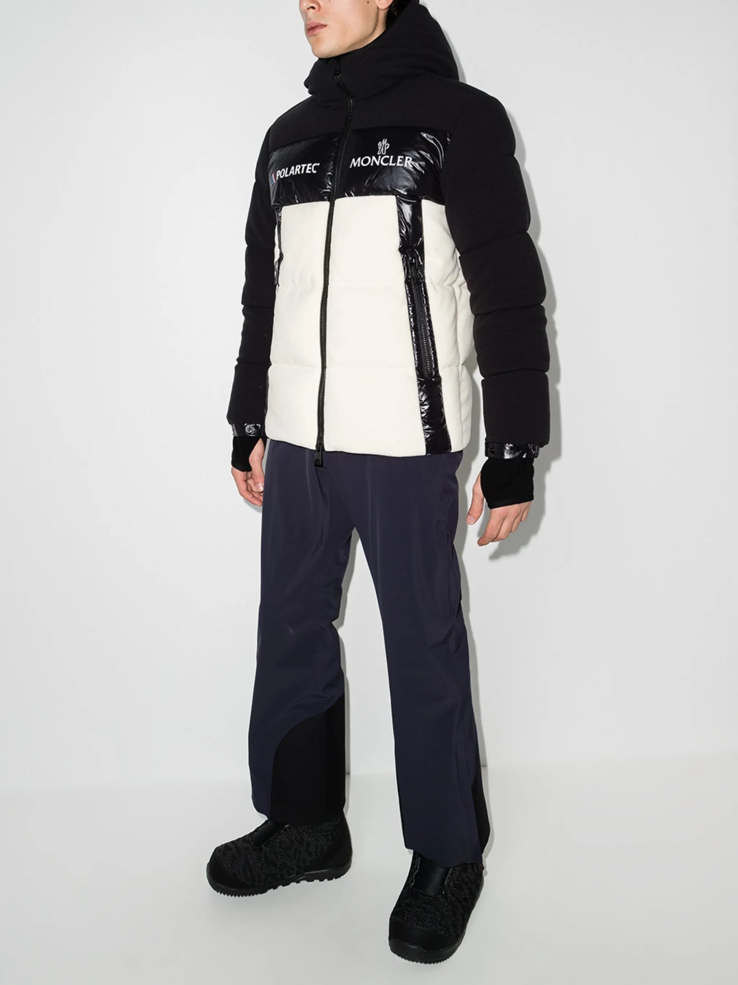 Malavoy two-tone padded jacket