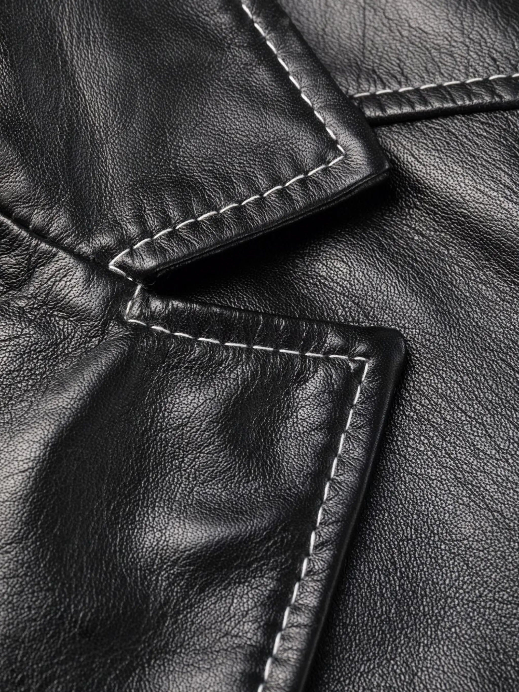 leather shirt minidress