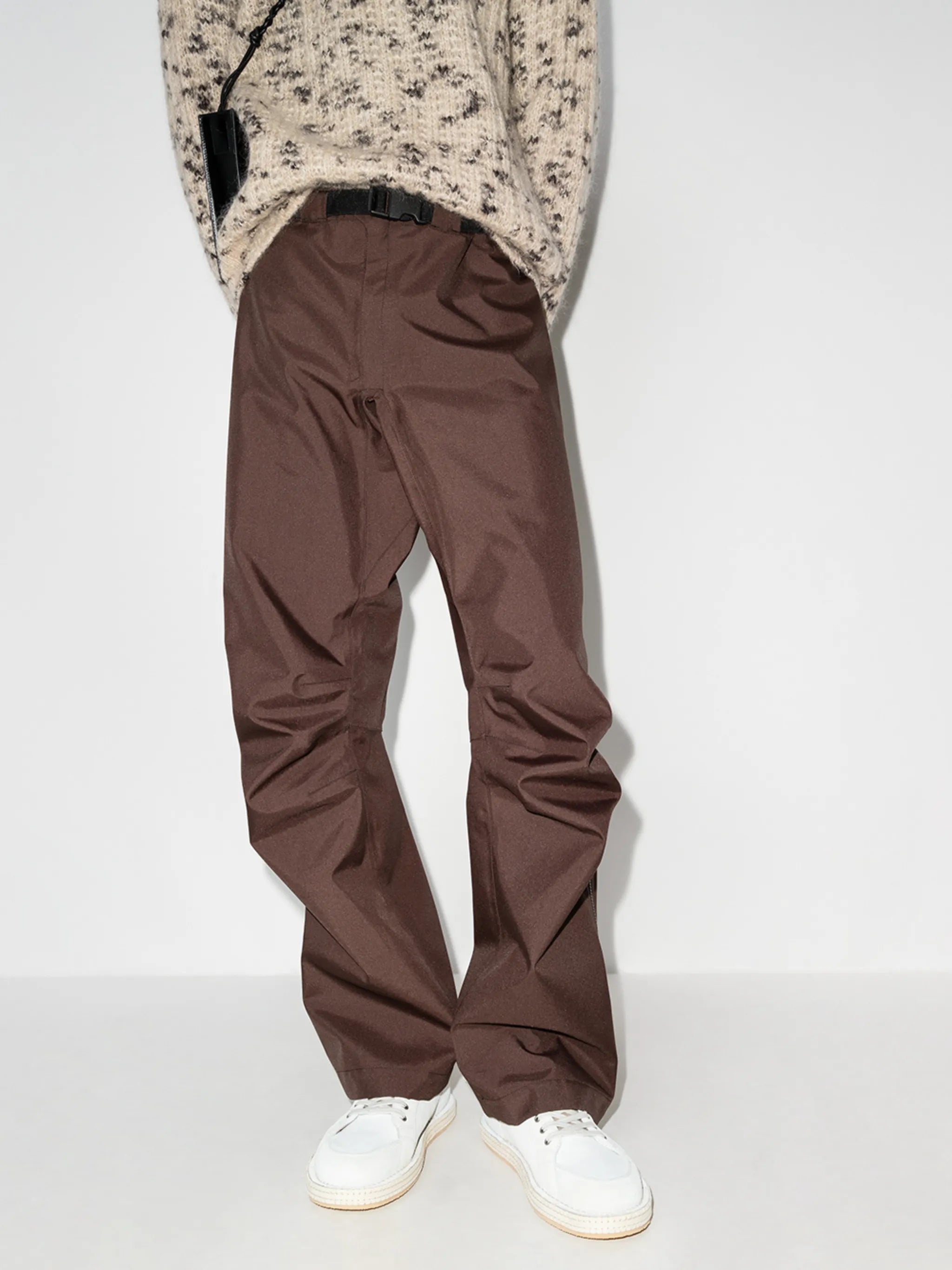Blé panelled lace-up sneakers