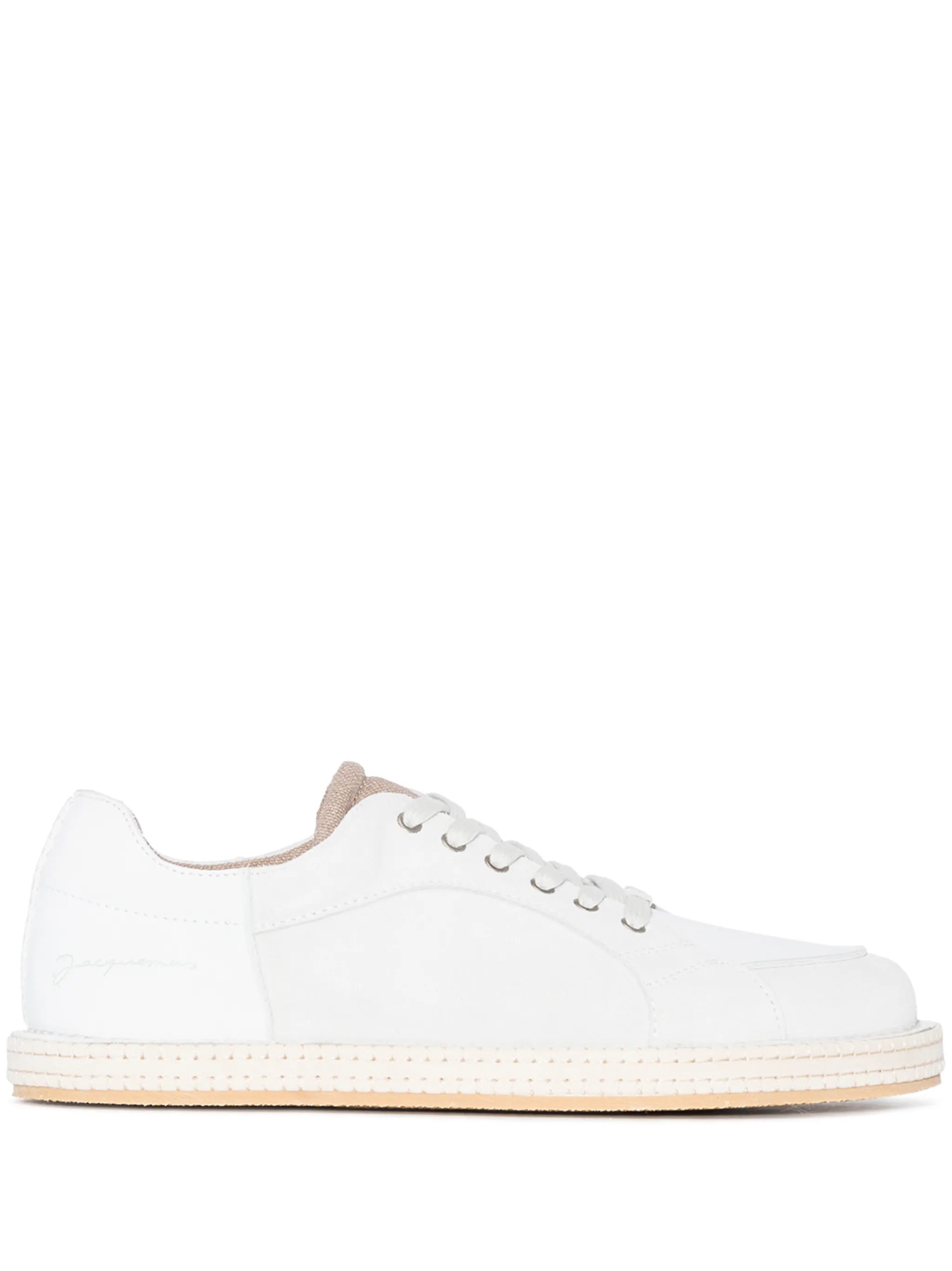Blé panelled lace-up sneakers