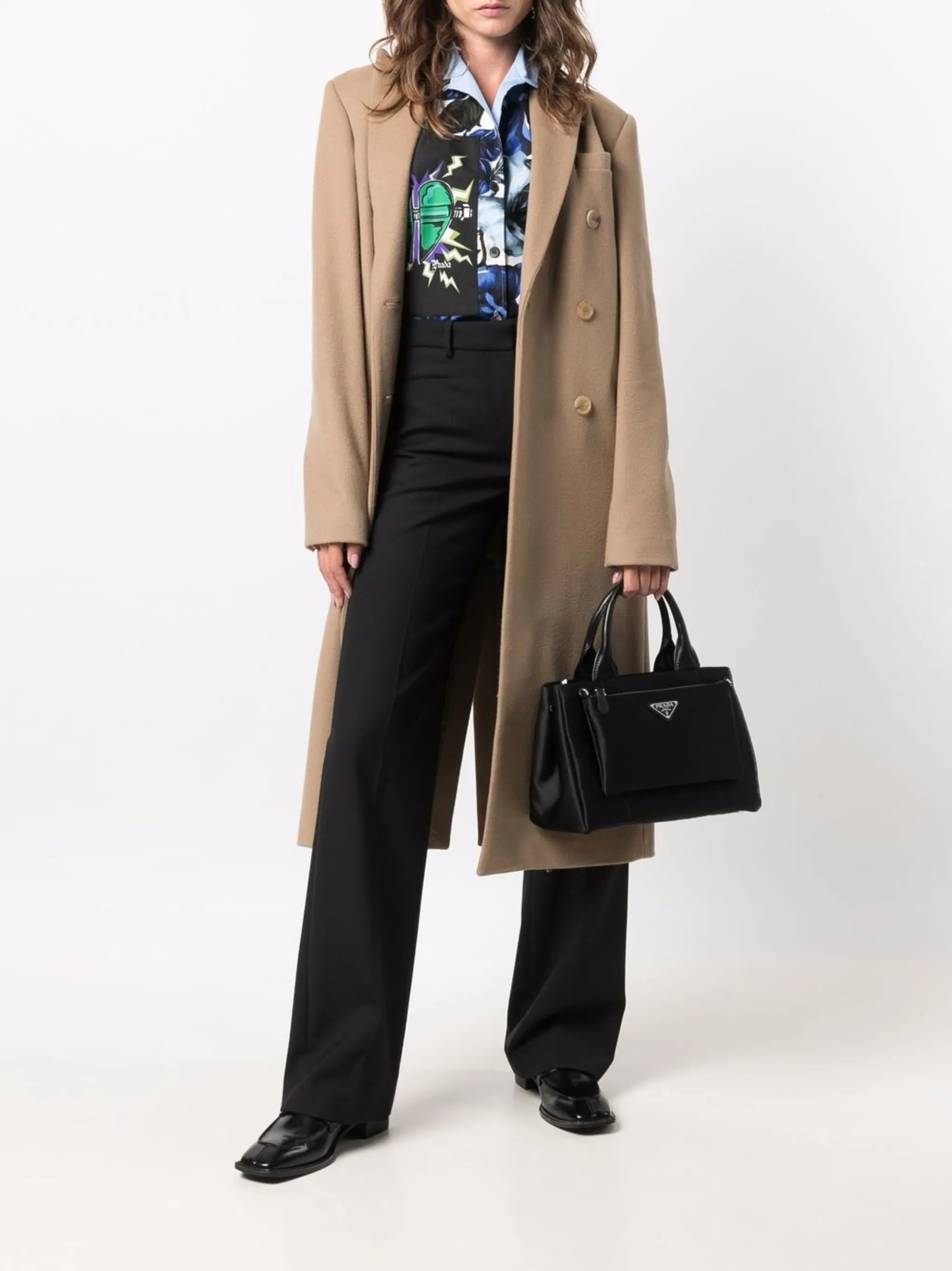 logo-plaque tote bag