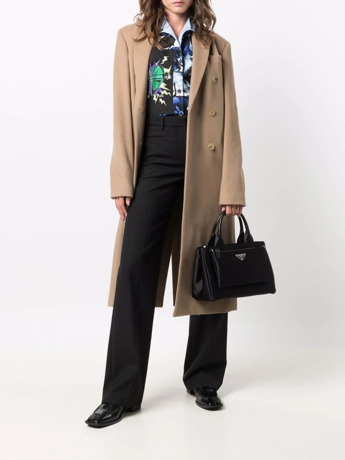 logo-plaque tote bag
