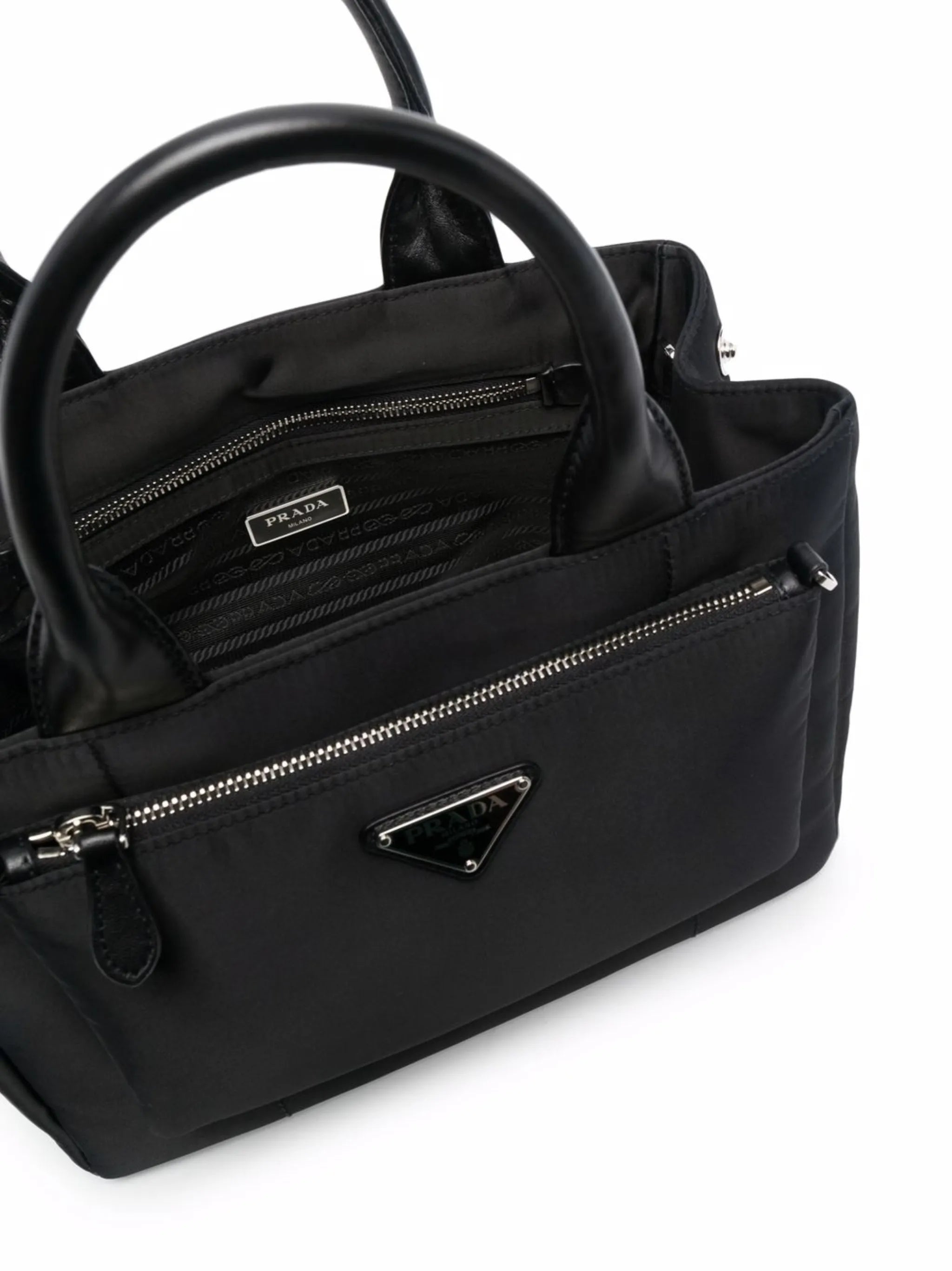 logo-plaque tote bag
