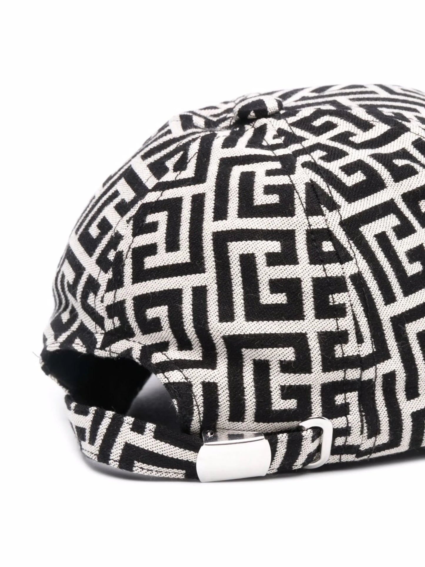 monogram-print baseball cap