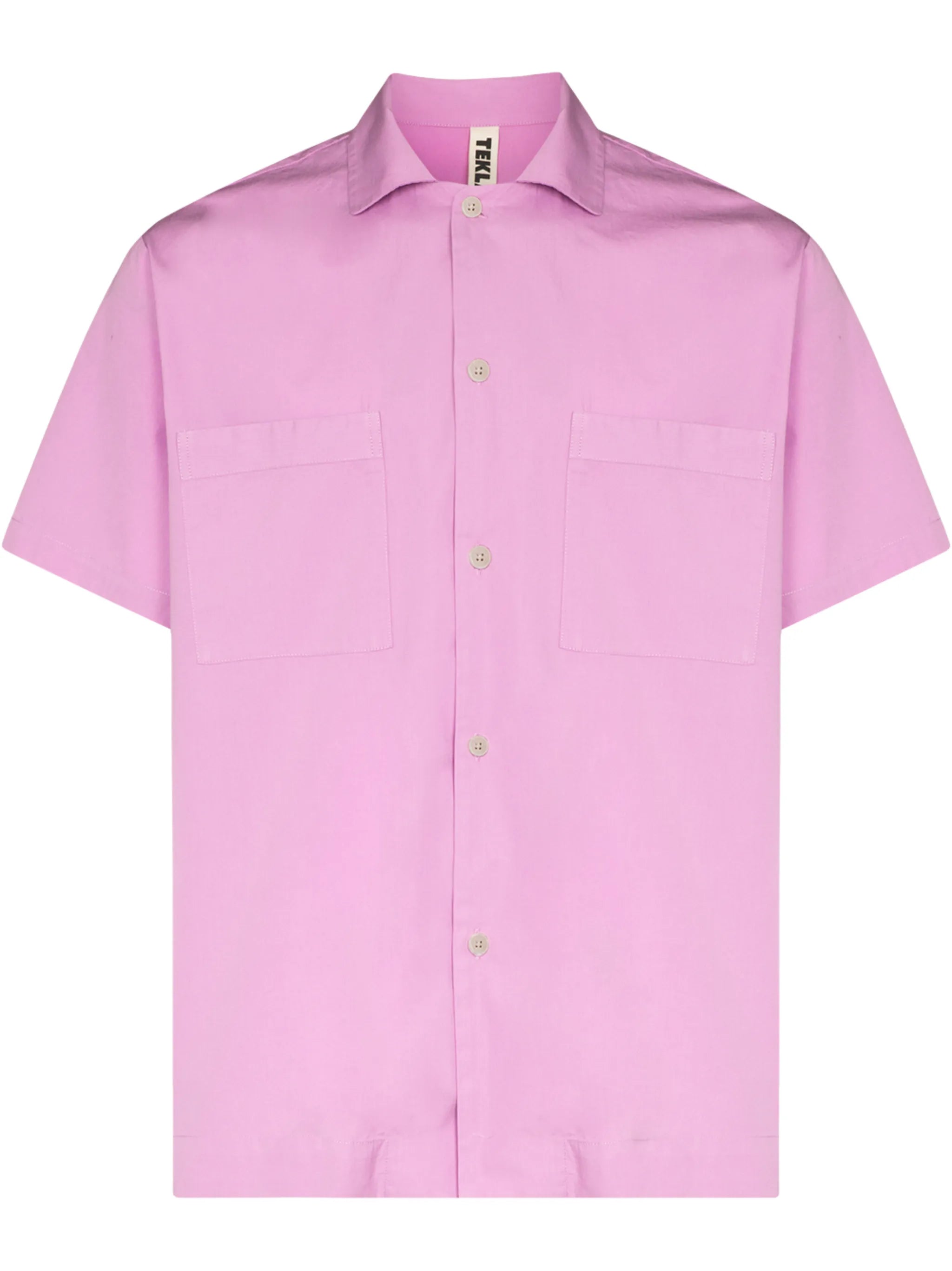 short-sleeve organic cotton pajama shirt