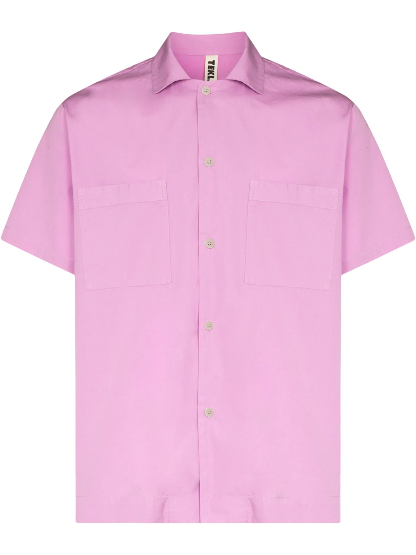 short-sleeve organic cotton pajama shirt