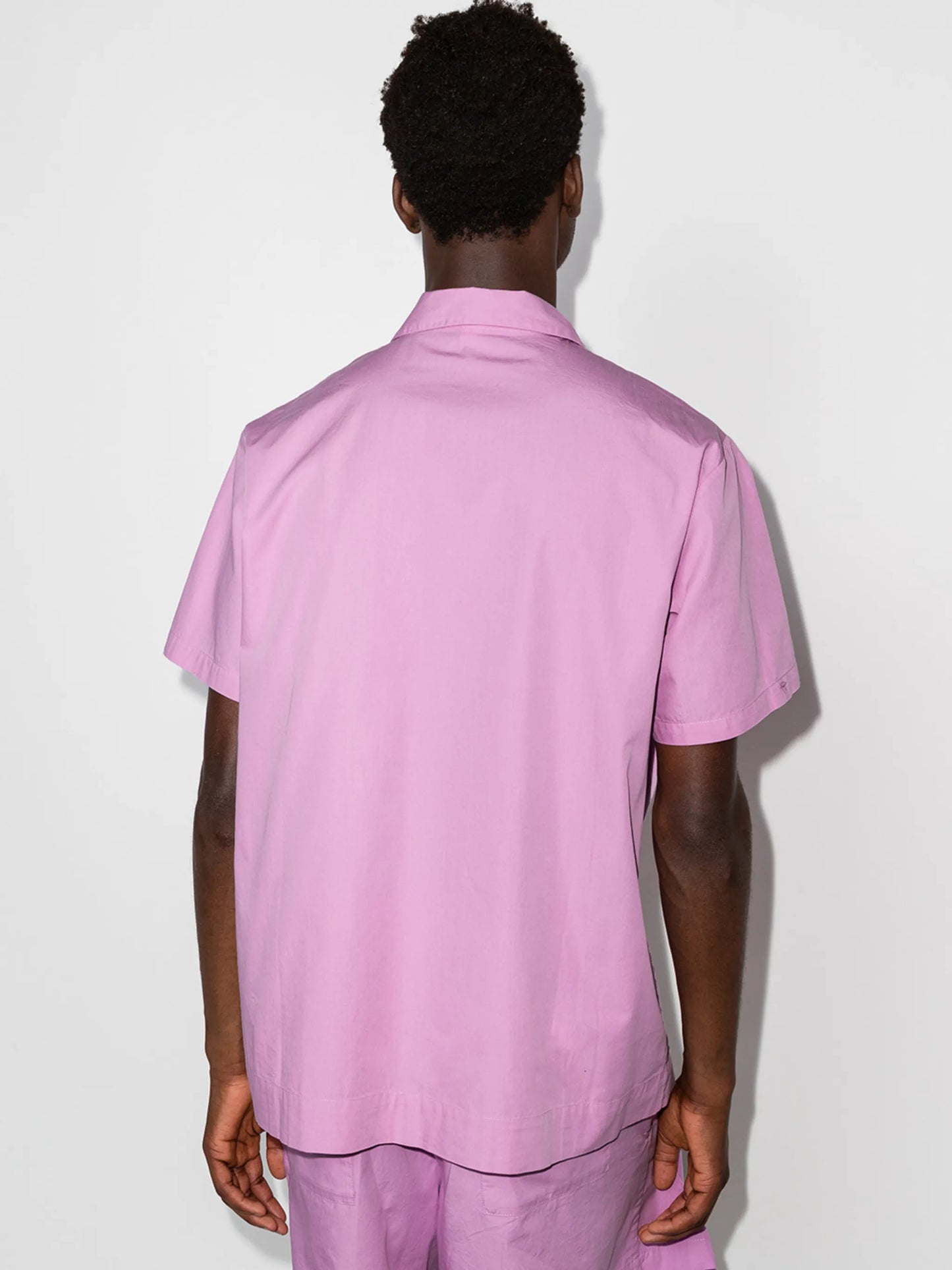 short-sleeve organic cotton pajama shirt