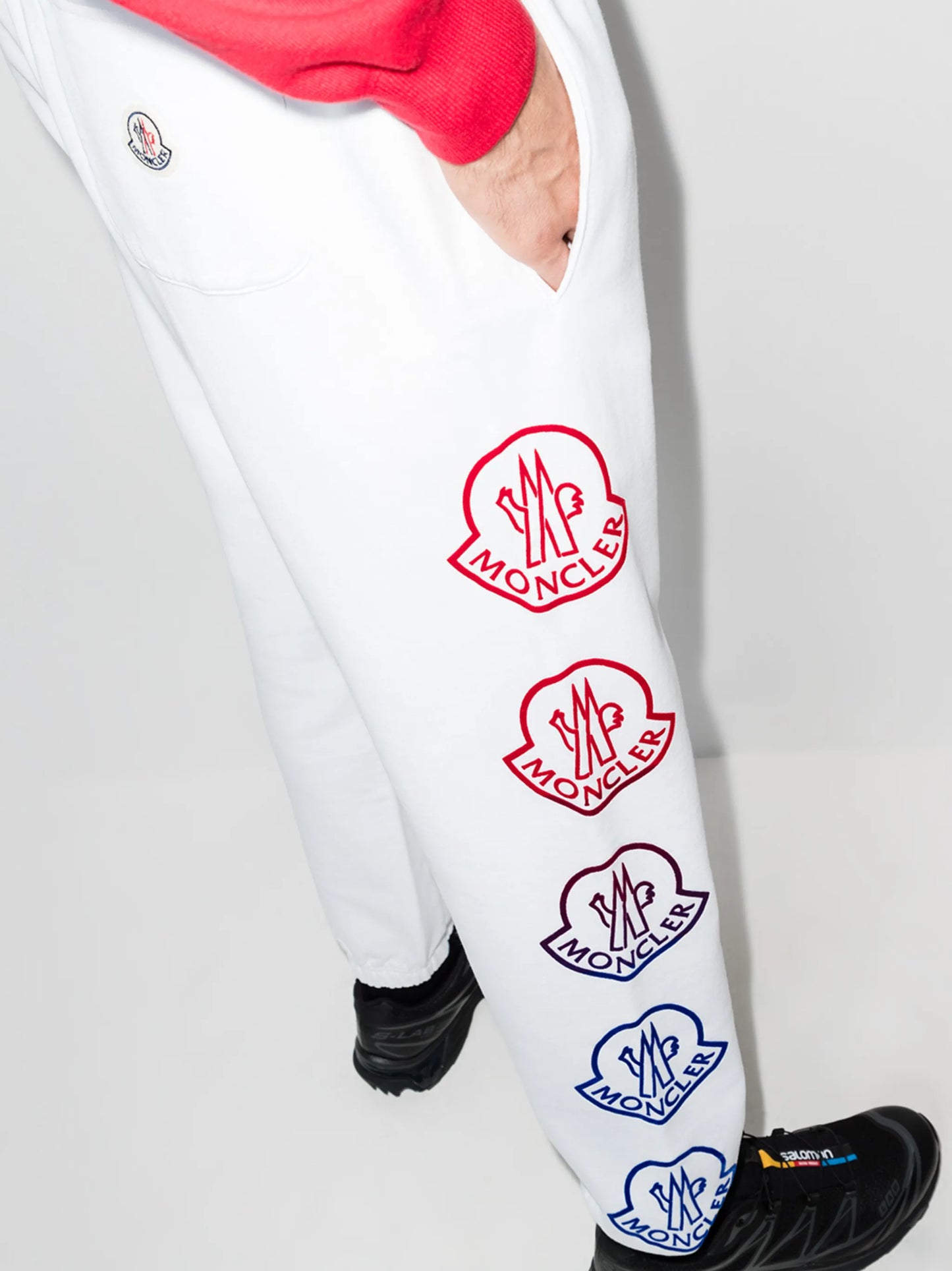 side logo-print track pants
