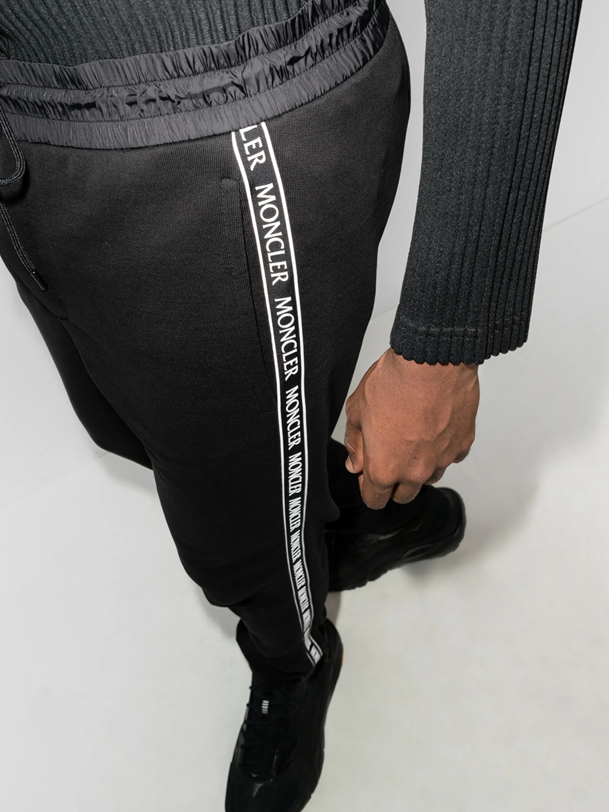 side stripe track pants