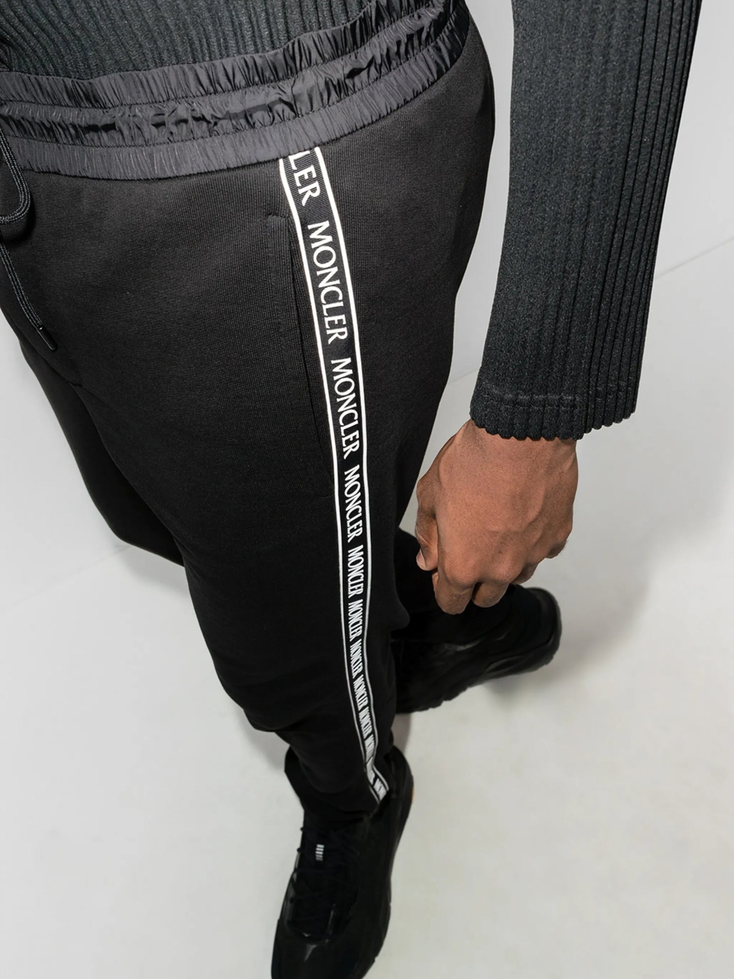 side stripe track pants