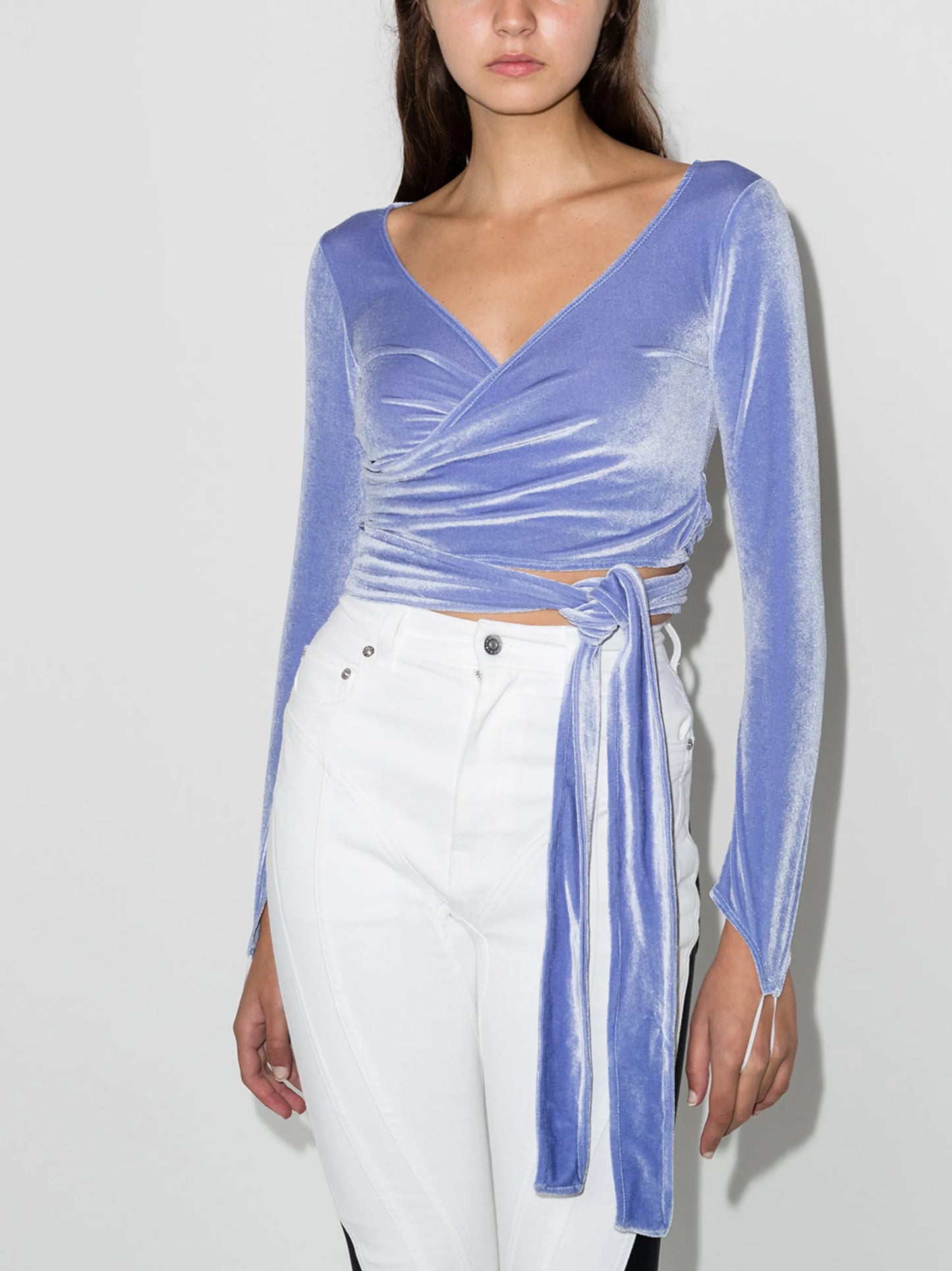 Dramady wraparound top