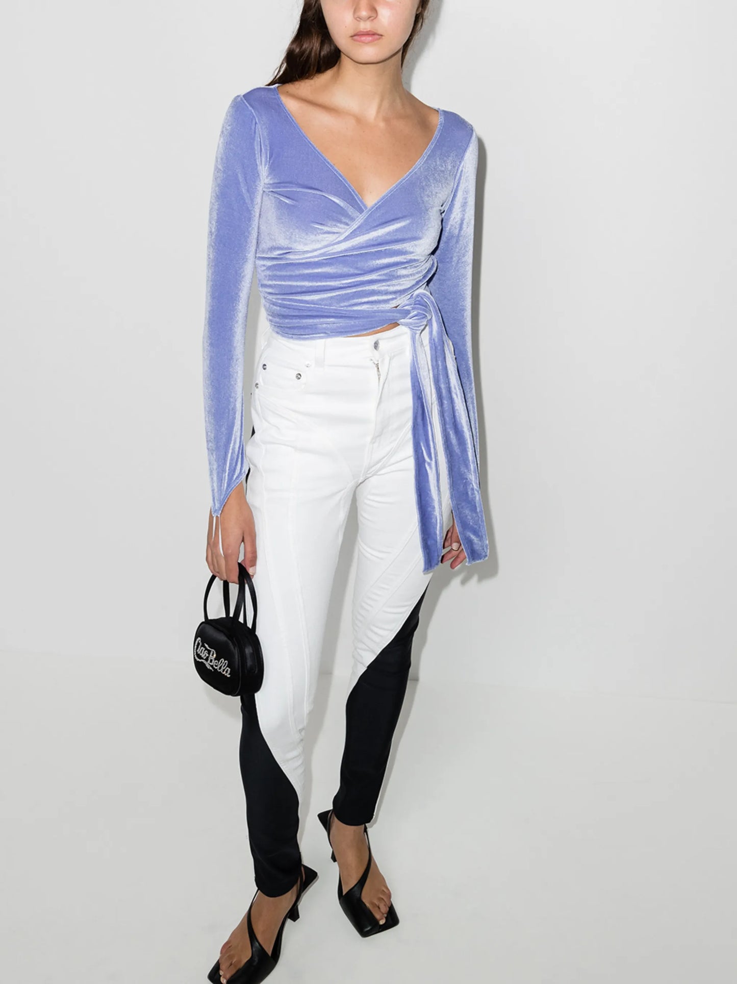 Dramady wraparound top