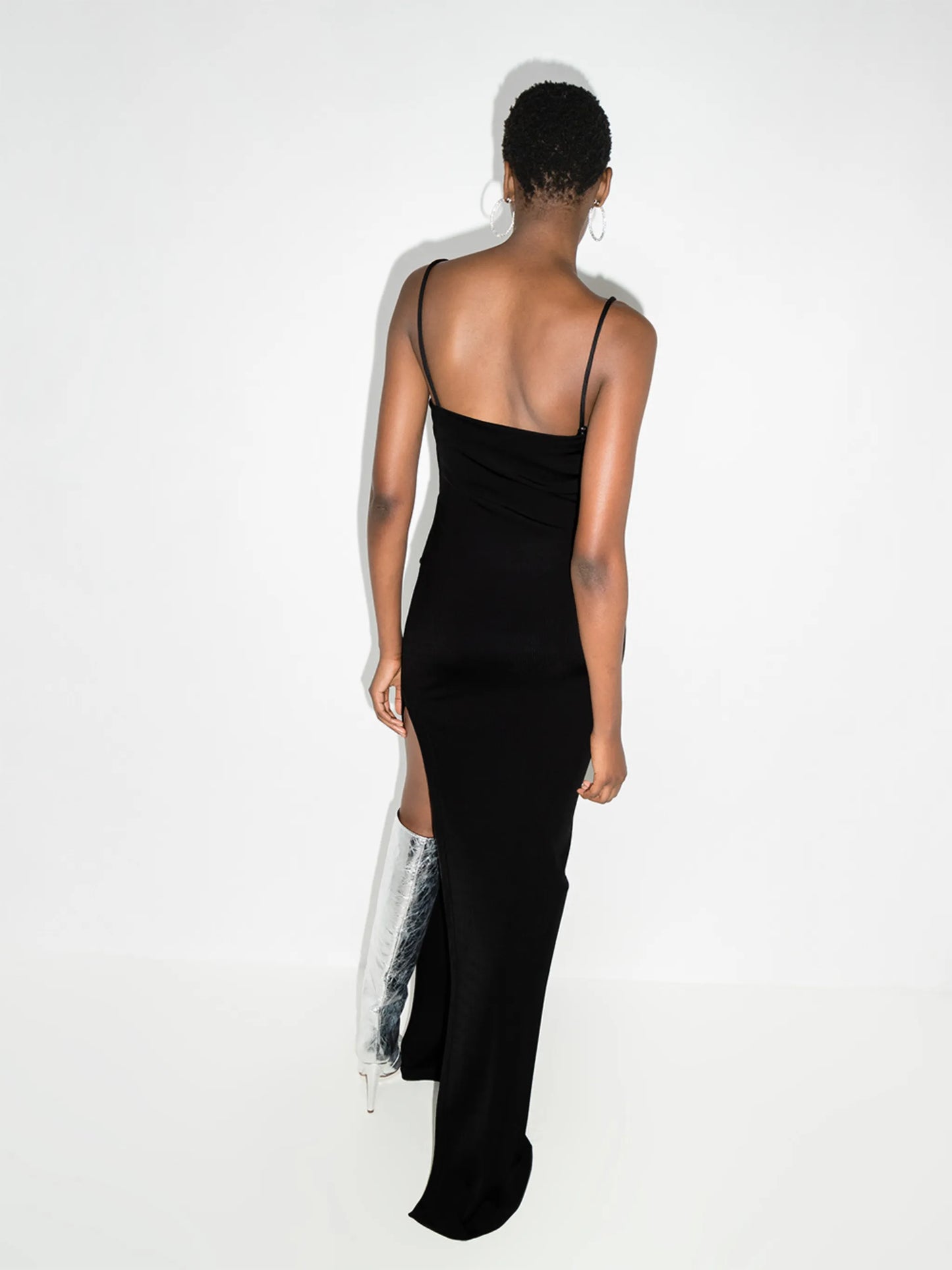 cutout crystal-embellished maxi dress