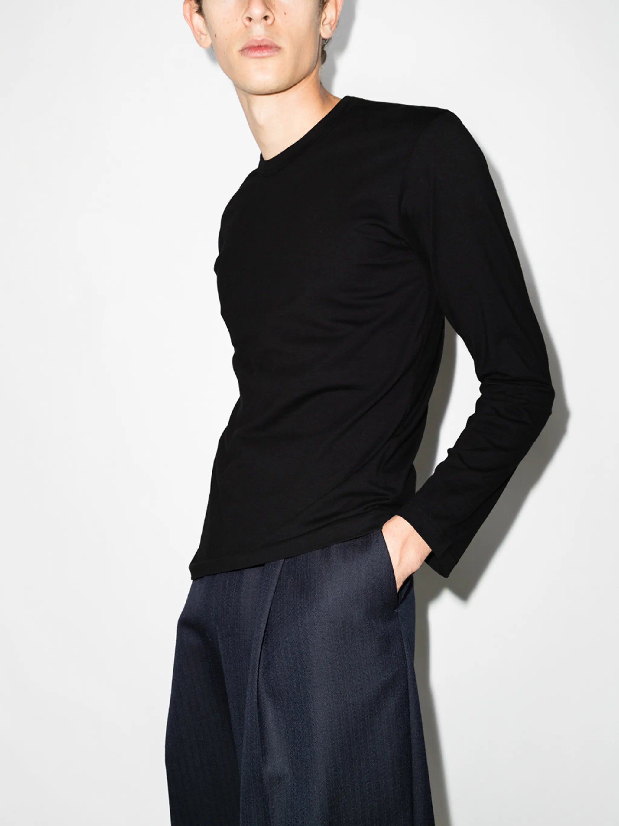 logo print long-sleeve T-shirt