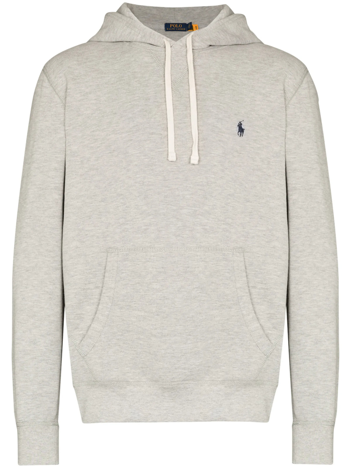 logo-embroidered hoodie
